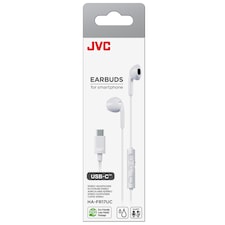 JVC HA-FR17UC USB C Cable Wired In Ear Headphones White thumbnail 2