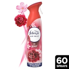 Febreze Air Mist Lenor Air Freshener Spray - Ruby Jasmine 185ml