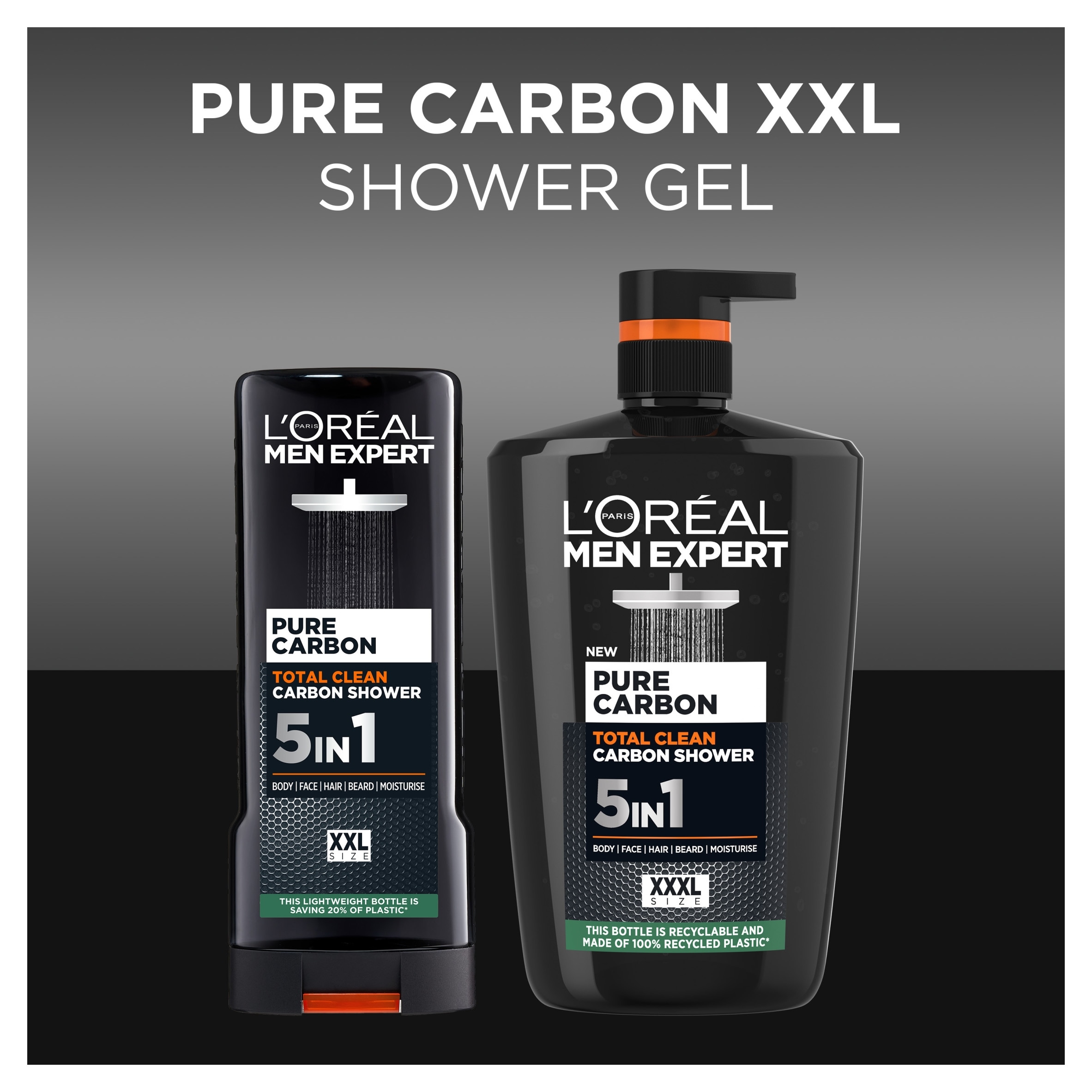 L'Oreal Men Expert Pure Carbon 5in1 Shower Gel 1L thumbnail 2