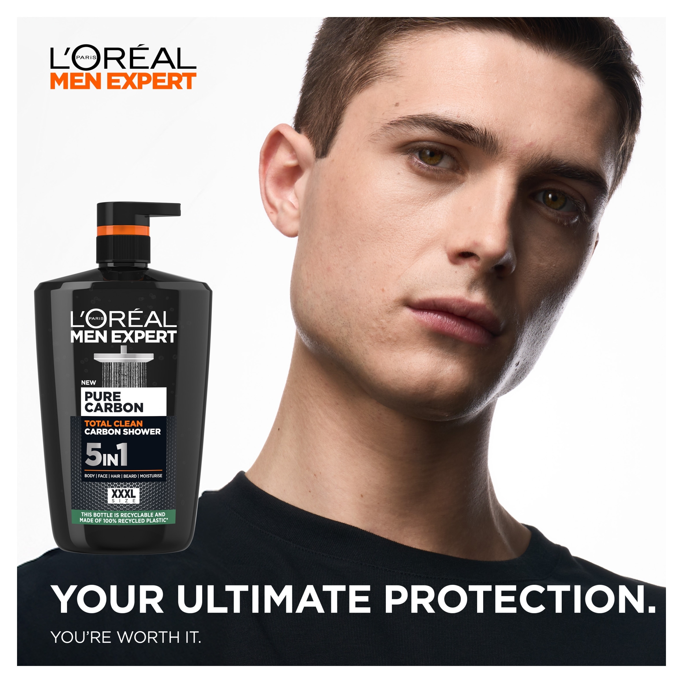 L'Oreal Men Expert Pure Carbon 5in1 Shower Gel 1L thumbnail 3