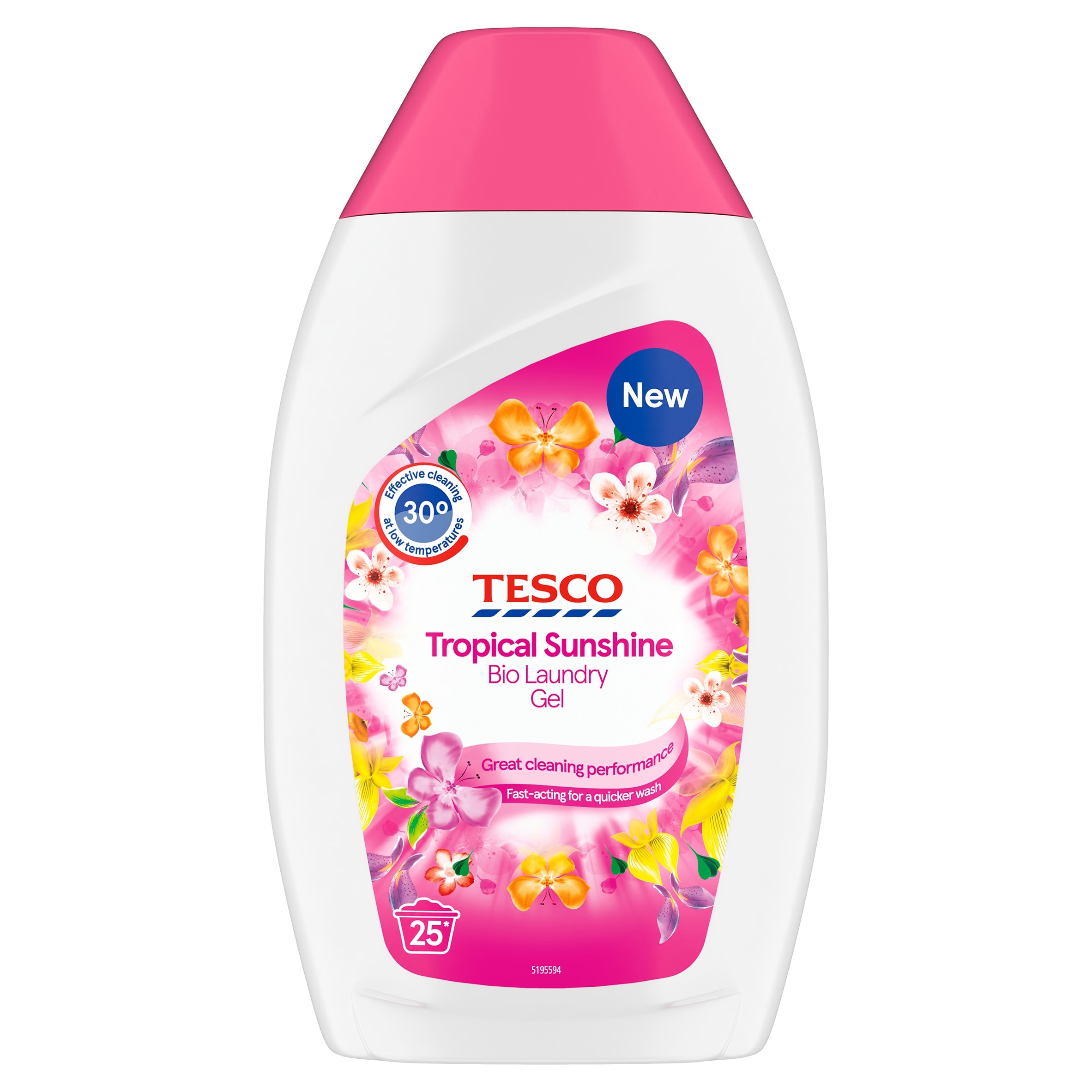 Tesco Tropical Sunshine Bio Laundry Gel 25 Washes 750ml