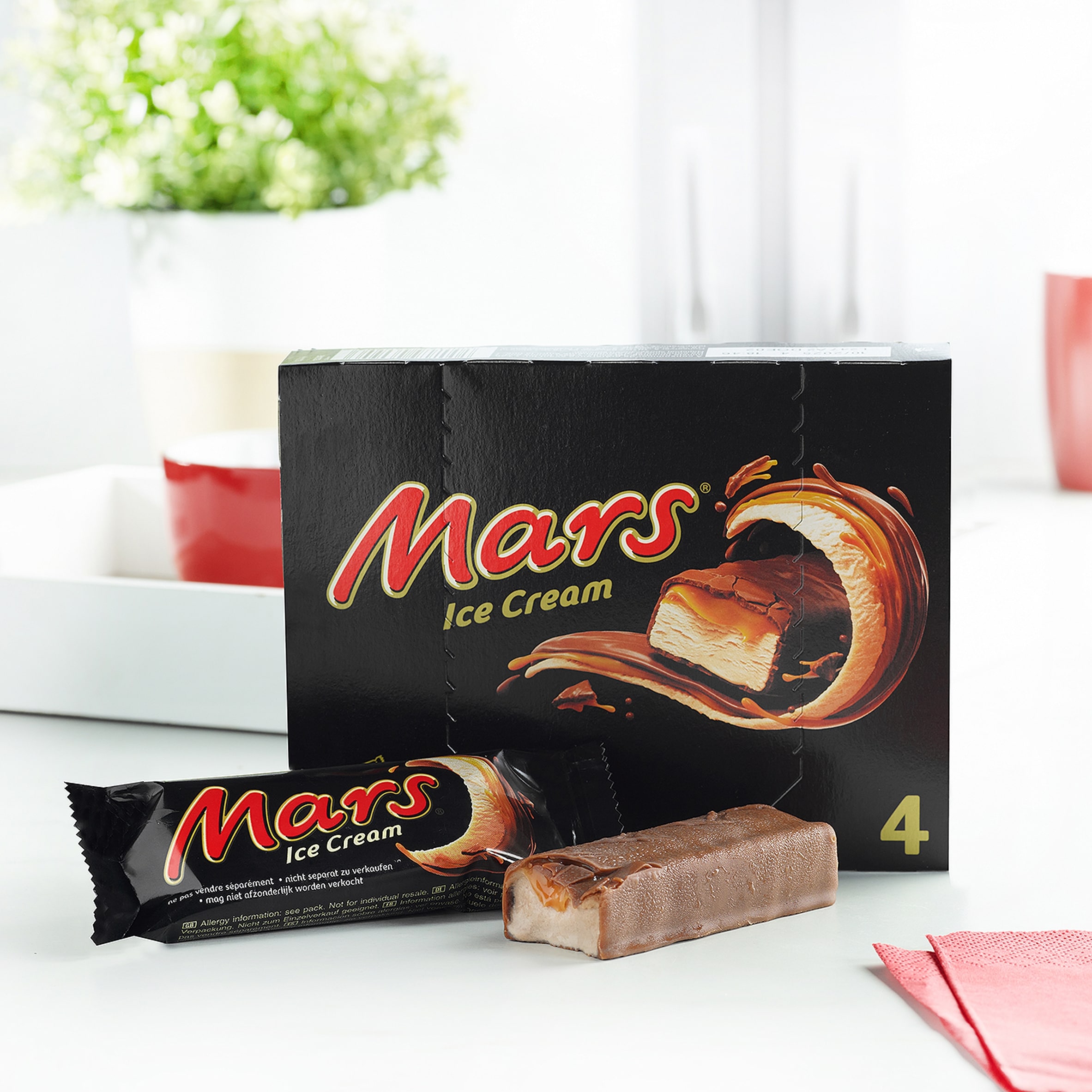 Mars Ice Cream Bars 4 x 49.5 ml thumbnail 3