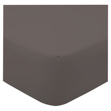 F&F Home Bedding Supersoft Grey Fitted Sheet Super King