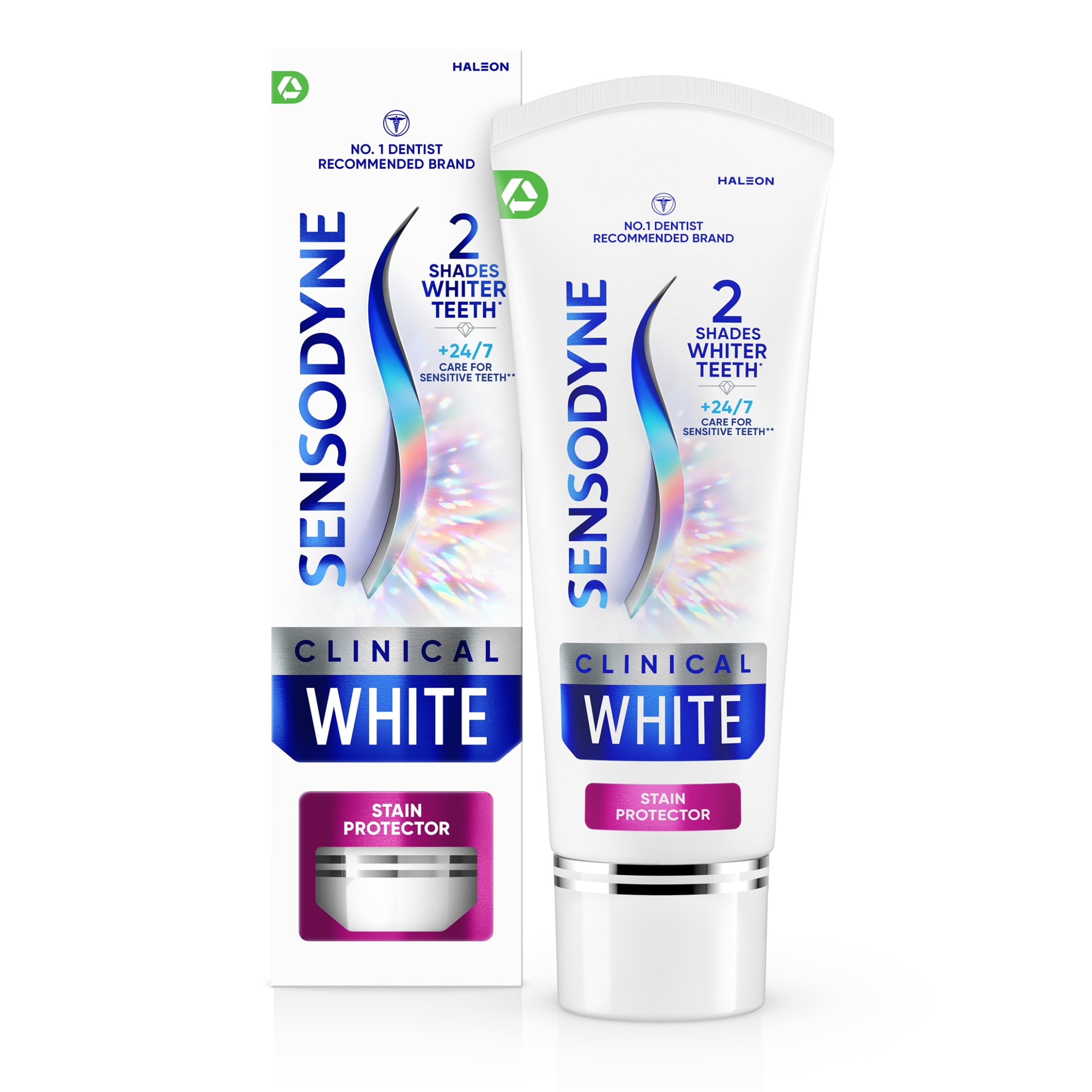 Sensodyne Clinical White Stain Protector Whitening Toothpaste 75ML