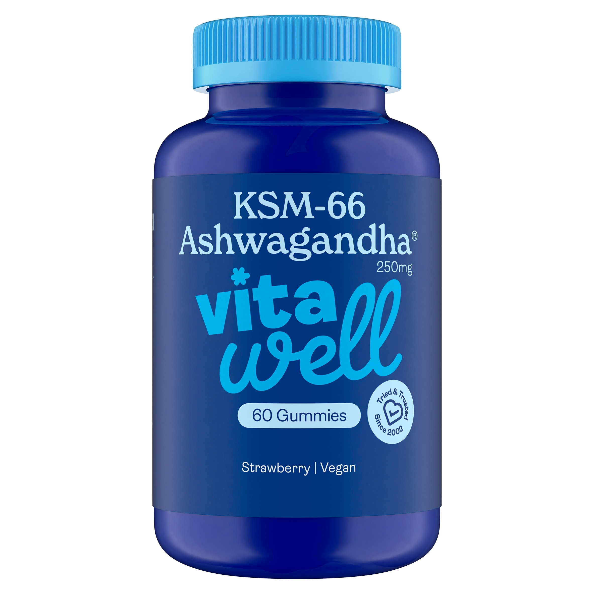 Vitawell Roots KSM-66 Ashwagandha Strawberry Gummies 60s