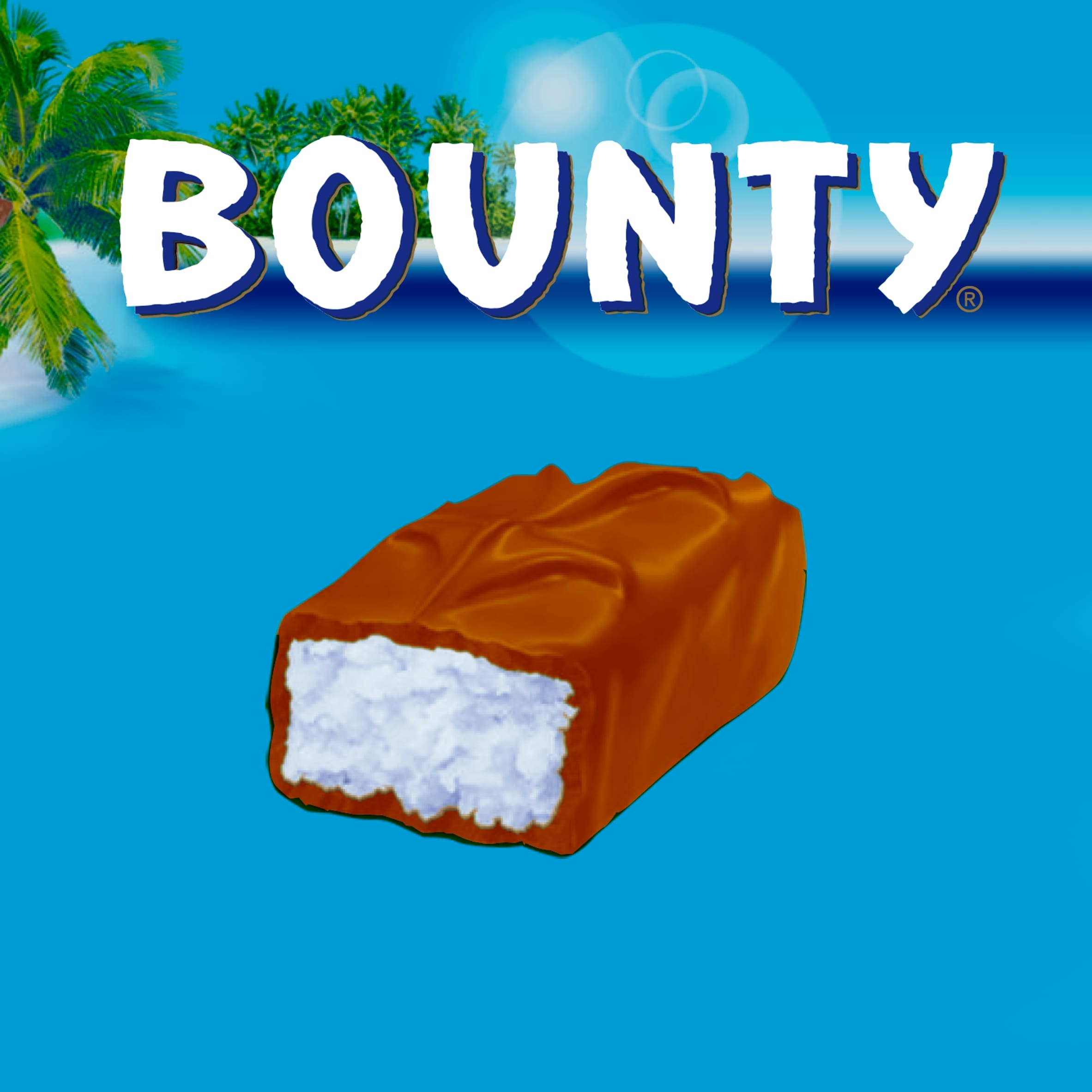 Bounty Coconut & Milk Chocolate Duo Bar 57g thumbnail 2