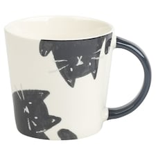 F&F Home Sketch Cat Mug