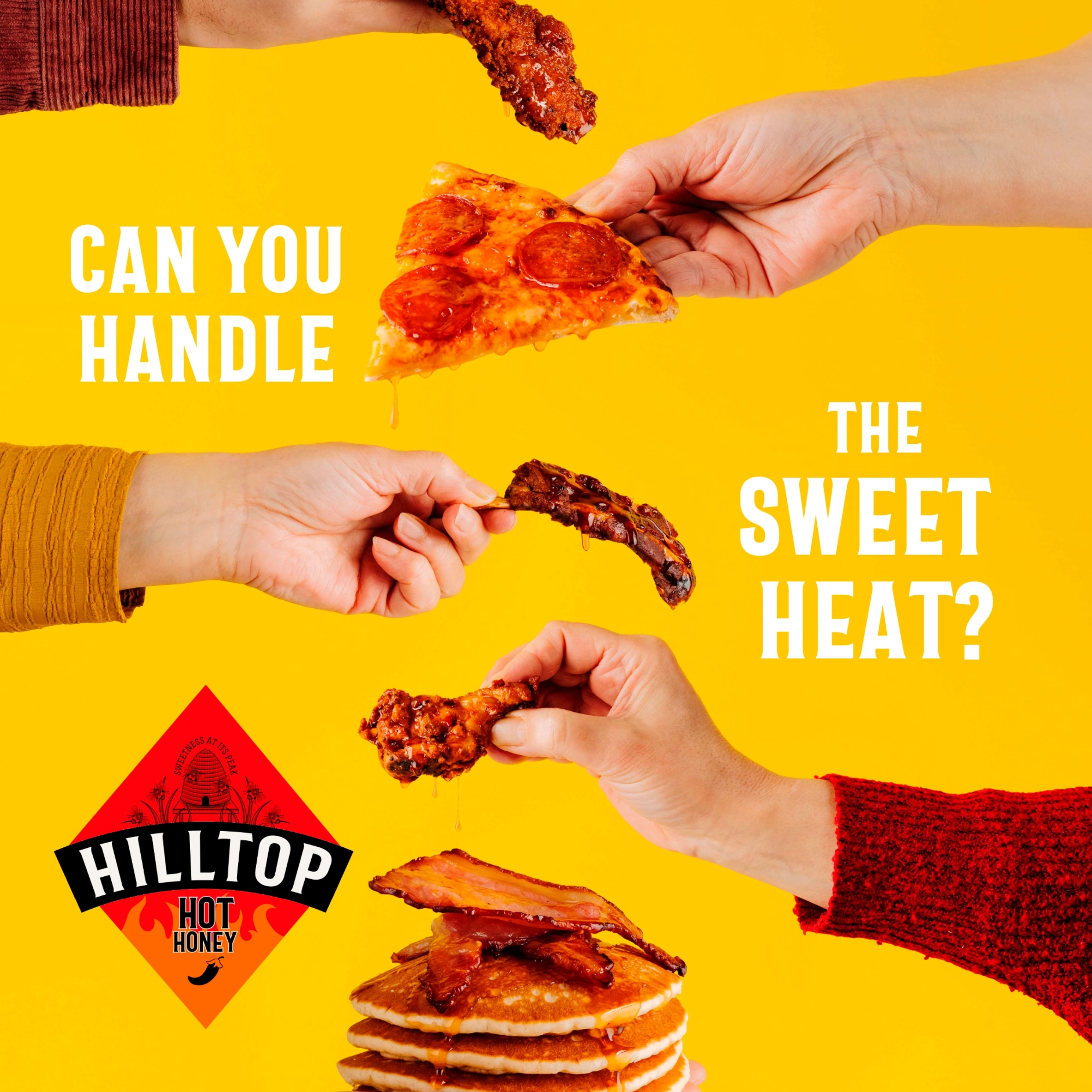 Hilltop Hot Honey 340g thumbnail 3