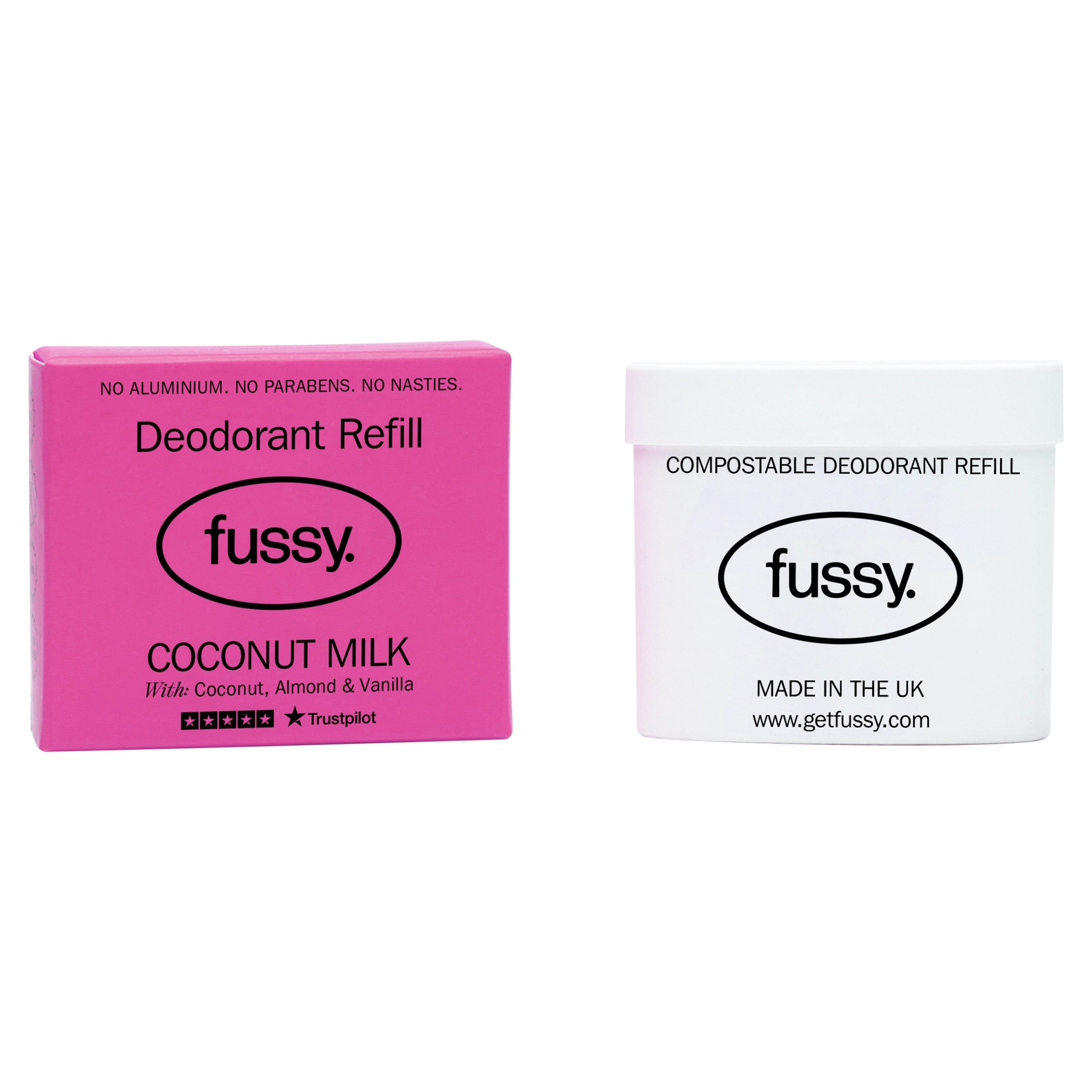 Fussy Natural Deodorant Refill Coconut Milk 40g thumbnail 2