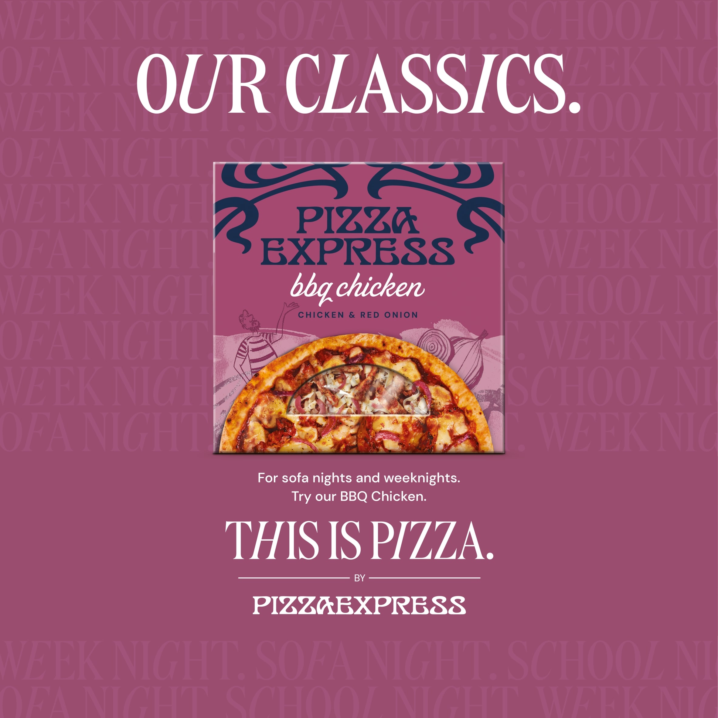 Pizza Express BBQ Chicken & Red Onion Pizza 272g thumbnail 2