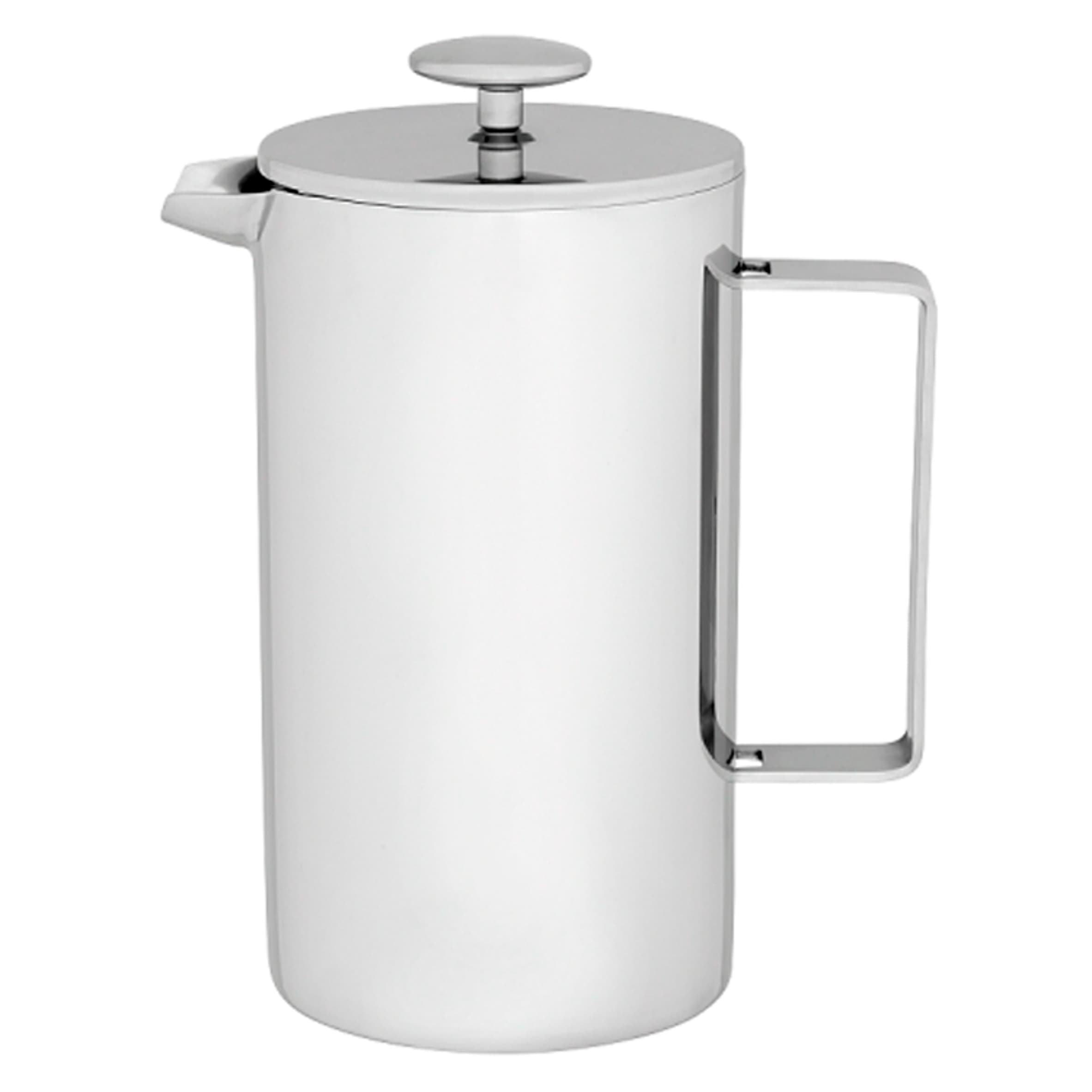 Fox & Ivy Silver Double Walled Cafetiere 8 Cup