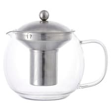 F&F Home Glass Infuser Teapot
