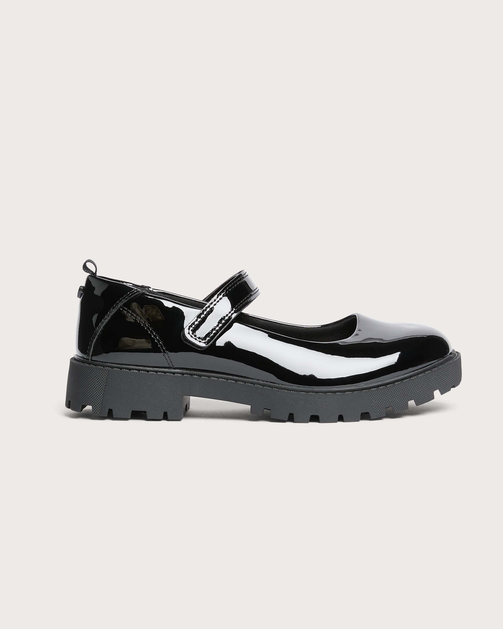 F&F School Girls Patent Mary Jane Shoes in Black