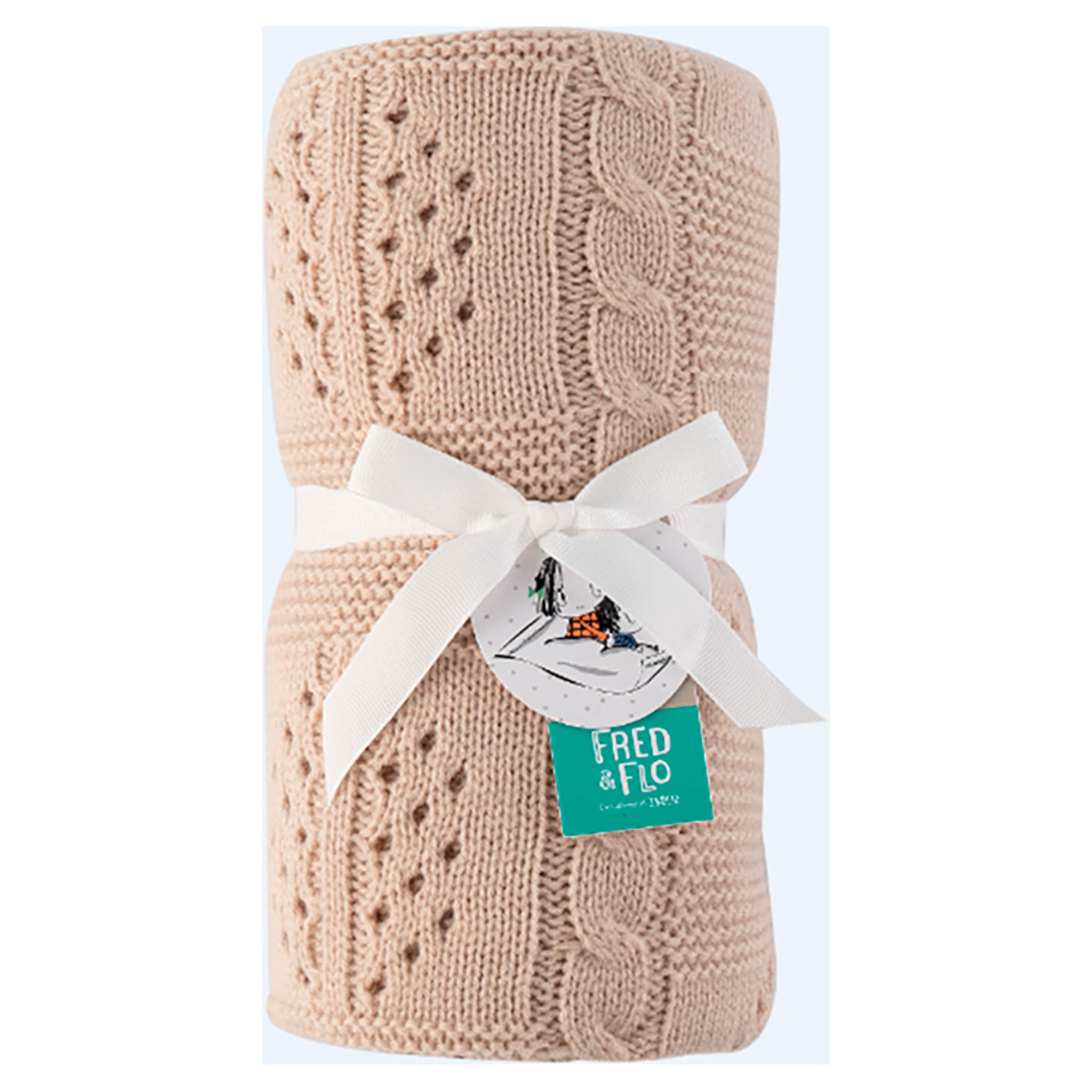 Fred & Flo Knitted Blanket