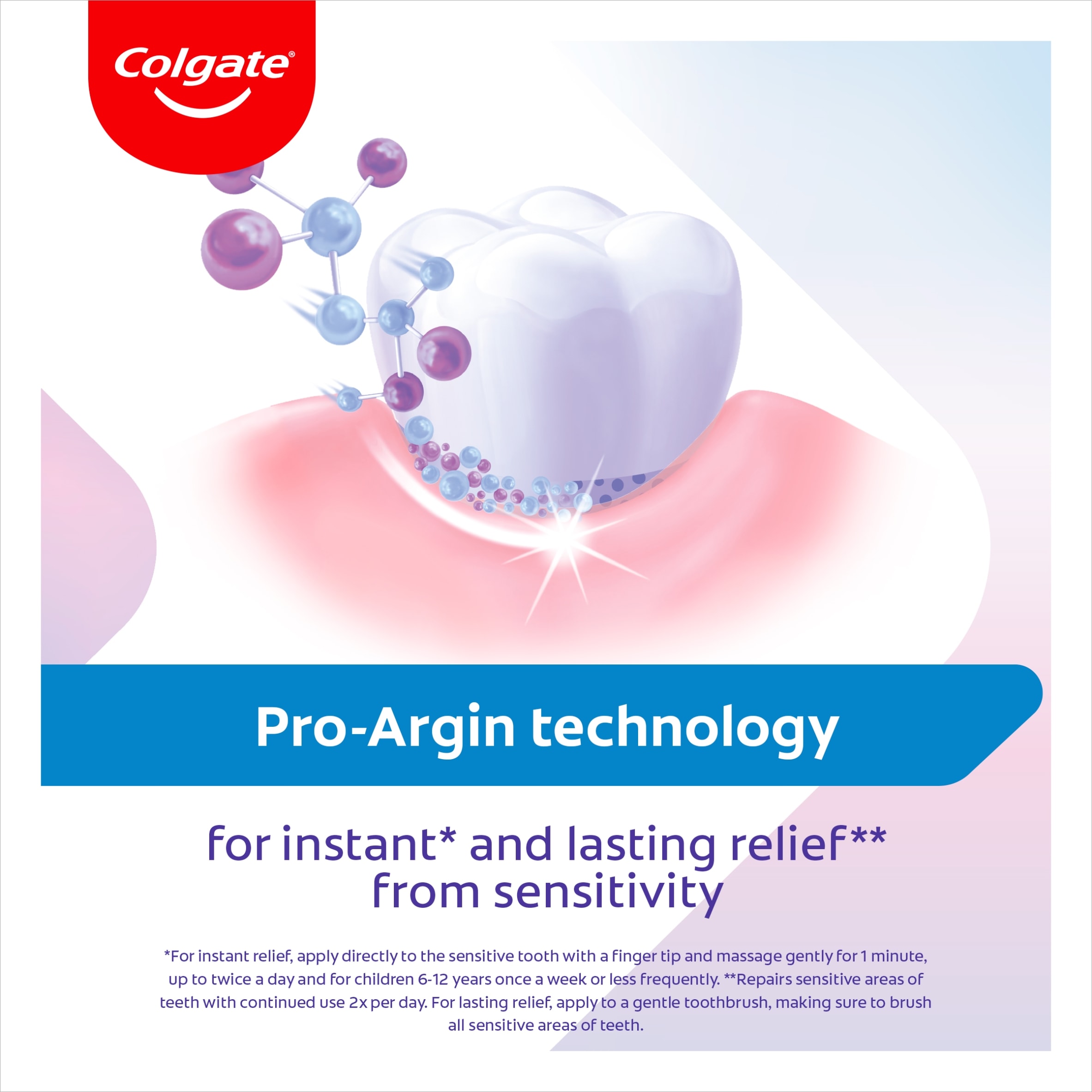 Colgate Sensitive Instant Relief Repair + Gentle Whitening Toothpaste 75ml thumbnail 2