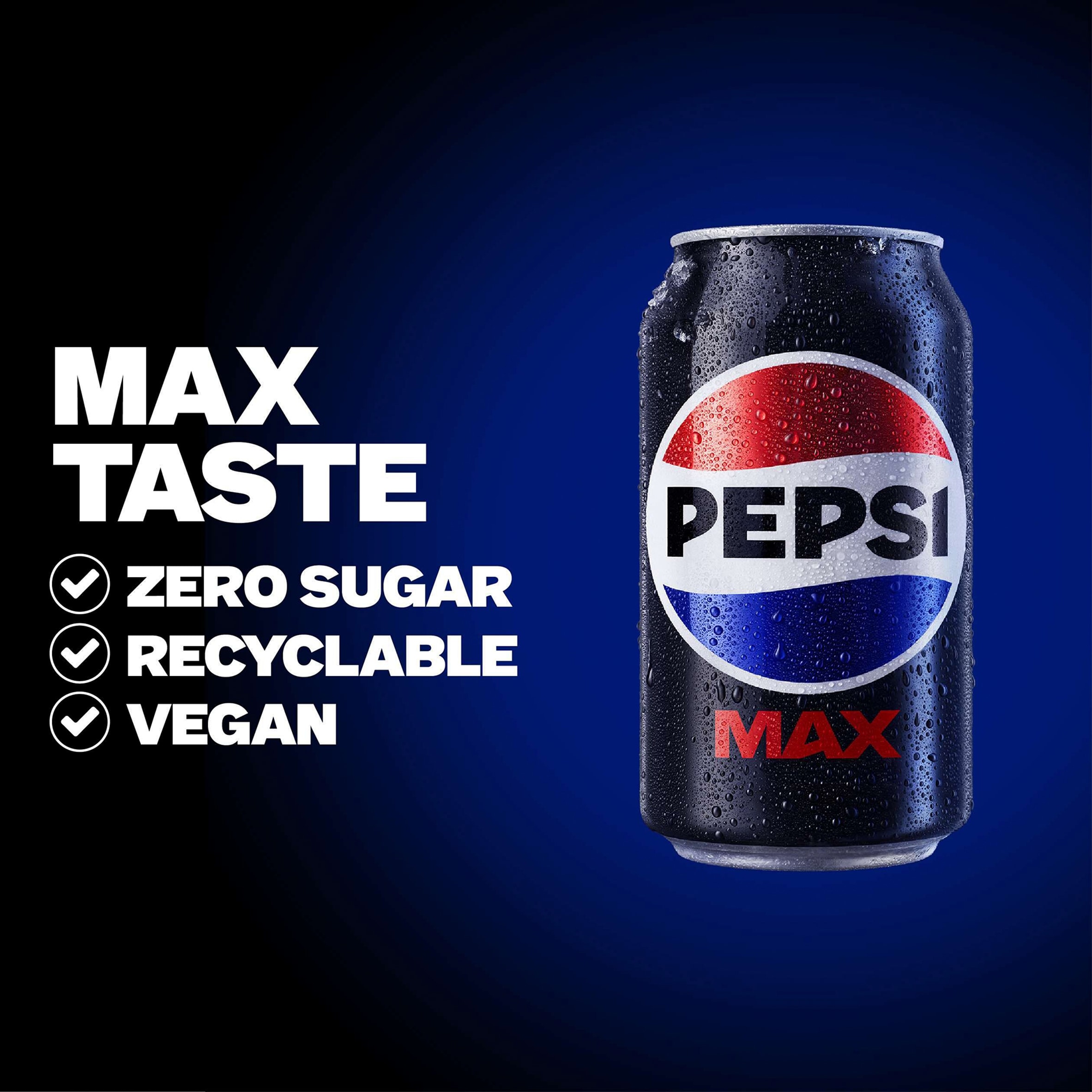 Pepsi Max No Sugar Cola Soft Drink 4 x 330ml thumbnail 3