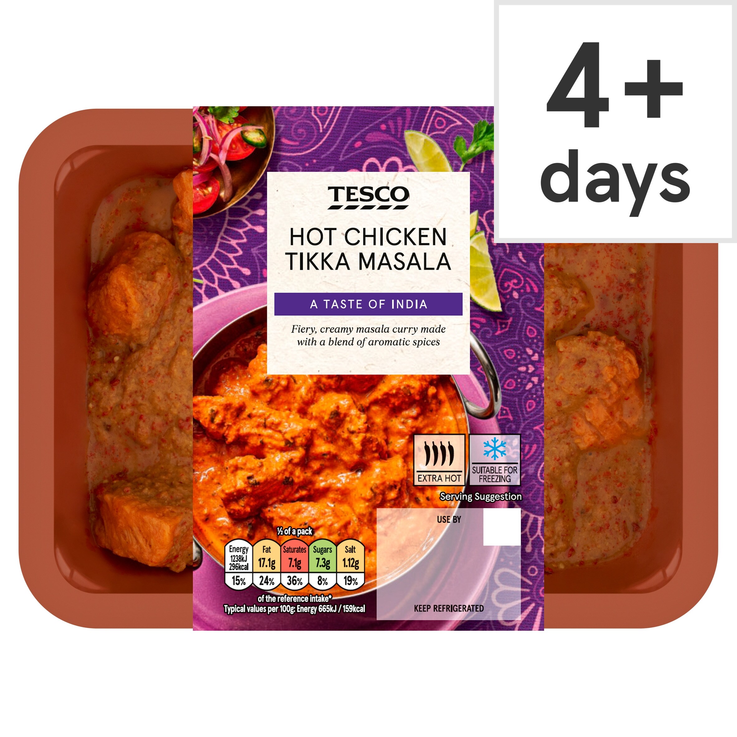 Tesco Hot Chicken Tikka Masala 400g