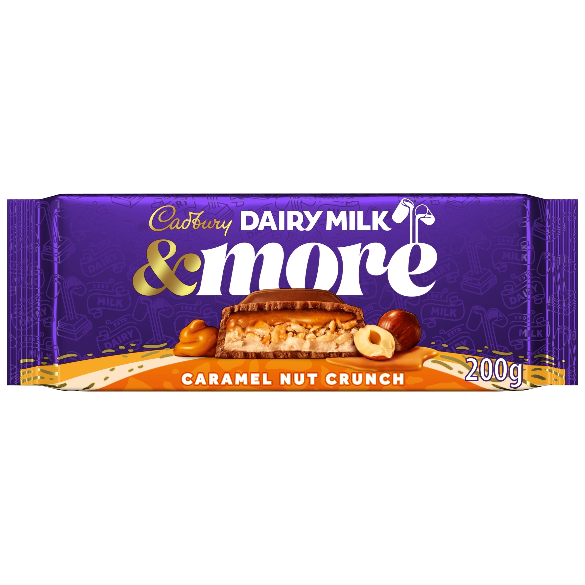 Cadbury Dairy Milk & More Caramel Nut Crunch