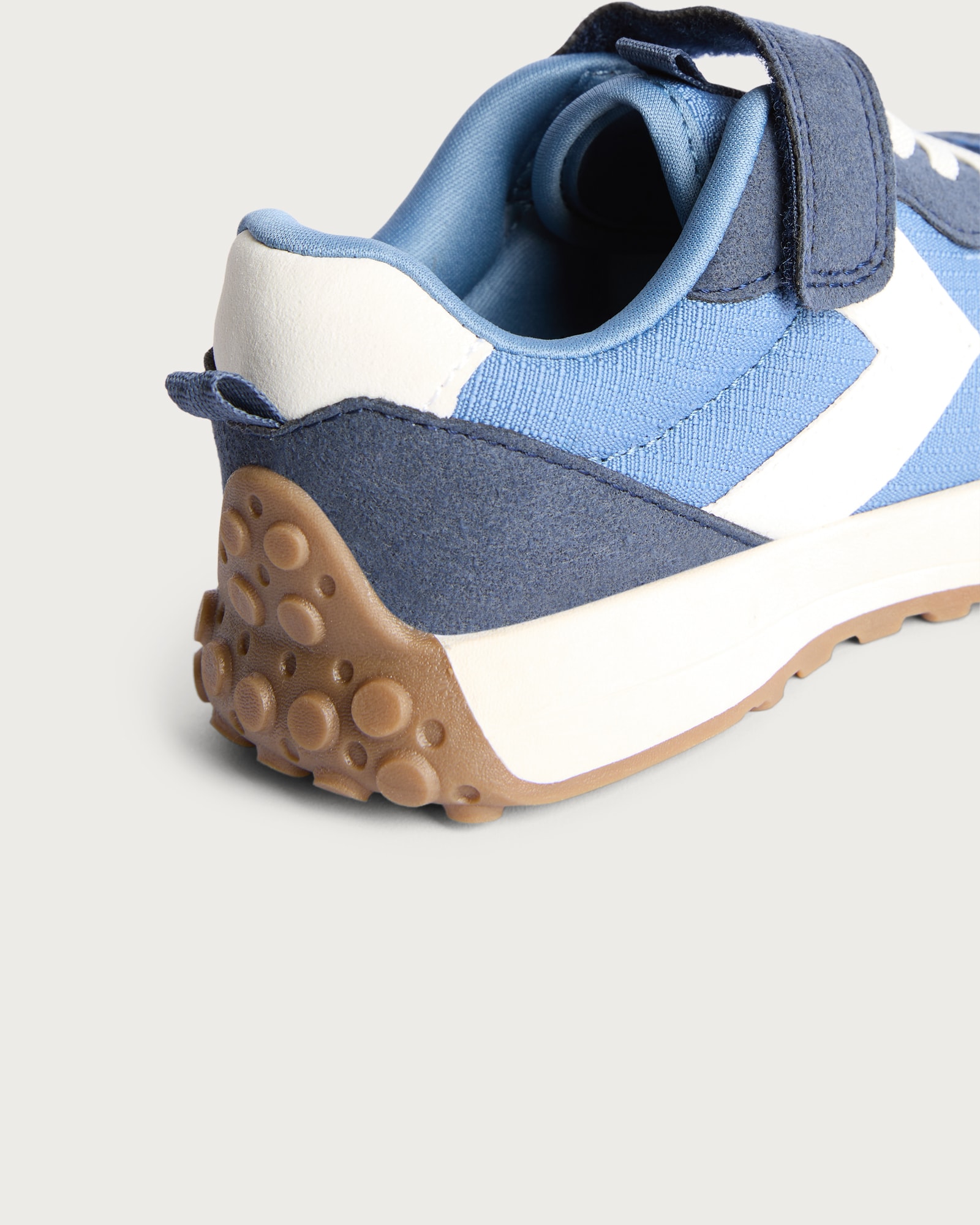 F&F Boys Retro-Inspired Touch Strap Fastening Trainers in Blue thumbnail 3