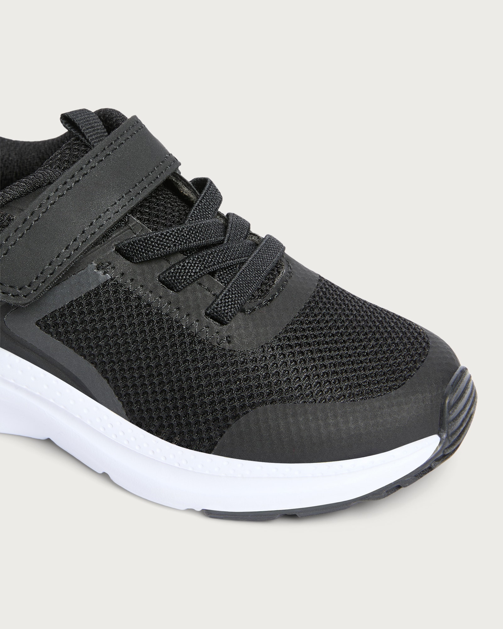 F&F School Boys Mesh Trainers in Black thumbnail 3