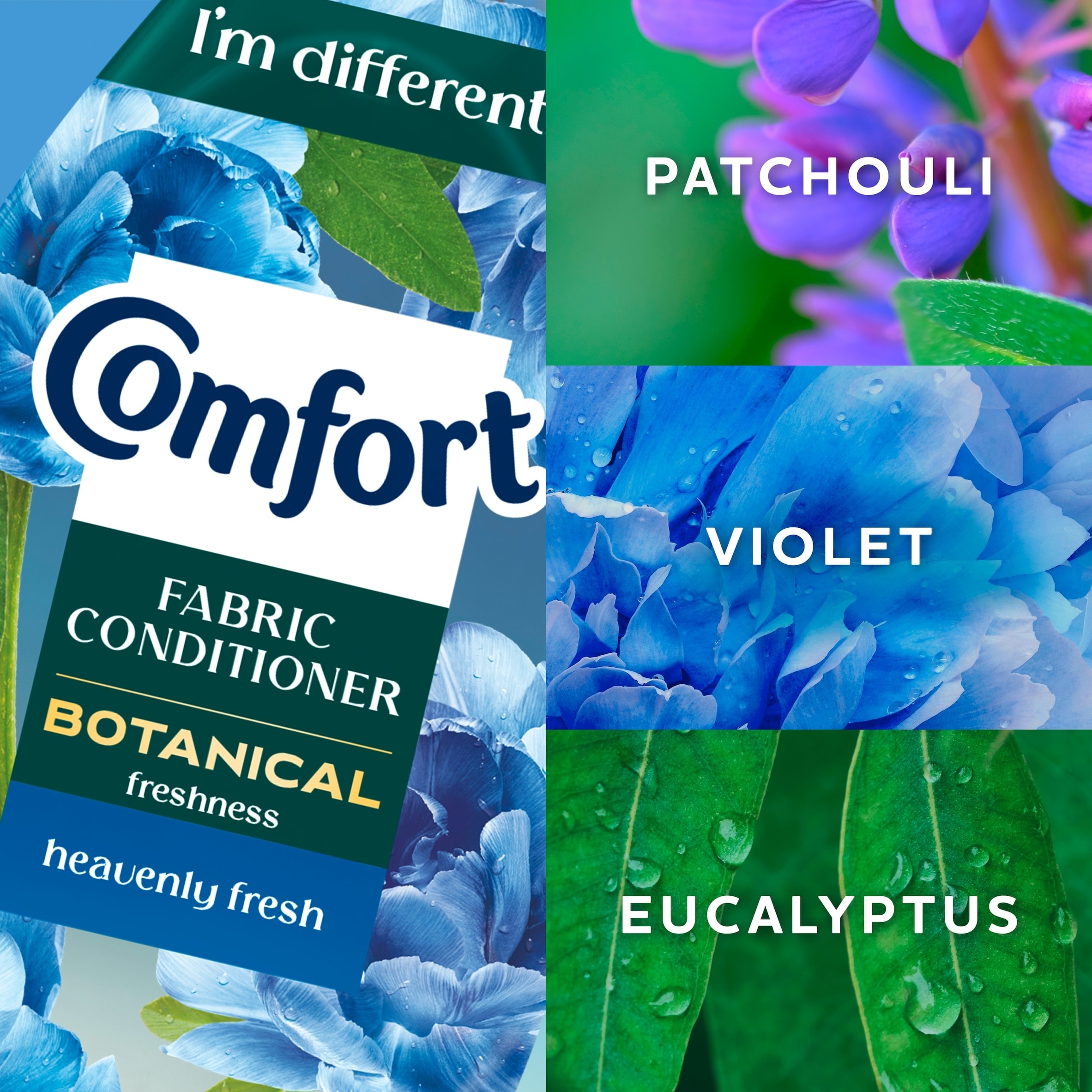 Comfort Botanical Heavenly Fresh Fabric Conditioner 64 Wash 960ml thumbnail 2