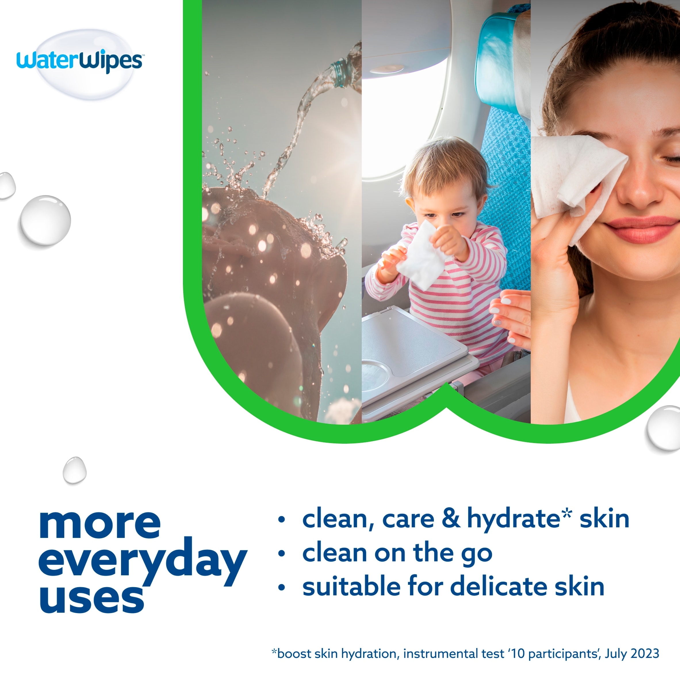 WaterWipes Biodegradable Hydrating Baby Wipes 60 pack thumbnail 5