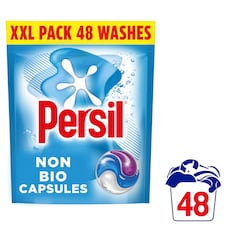 Persil Non Bio 3 in 1 Sensitive Laundry Washing Detergent Capsules 48 Washes 1012.8g