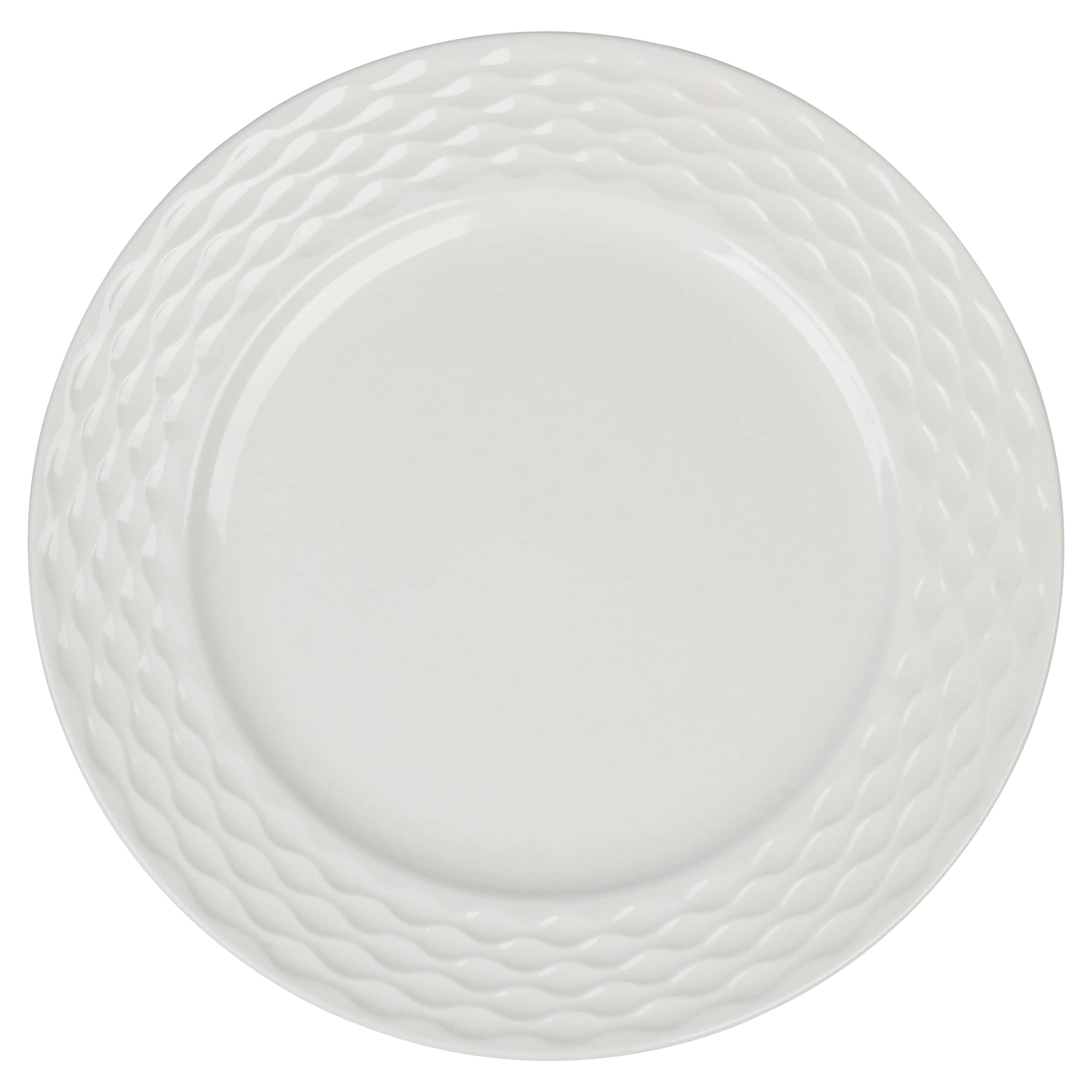 F&F Home Soho White Dinner Plate