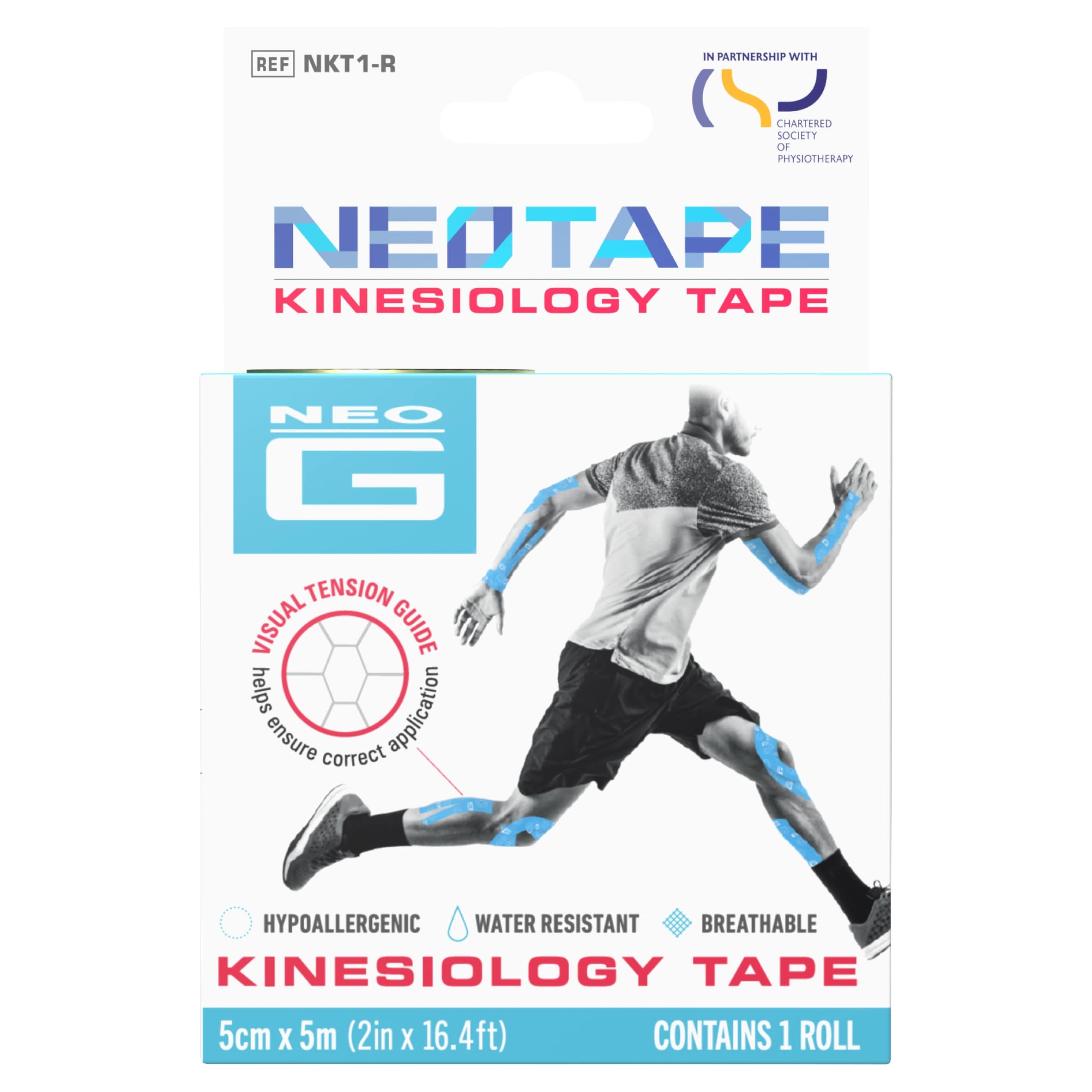 Neo G Kinesiology Tape Blue 5cm X 5m