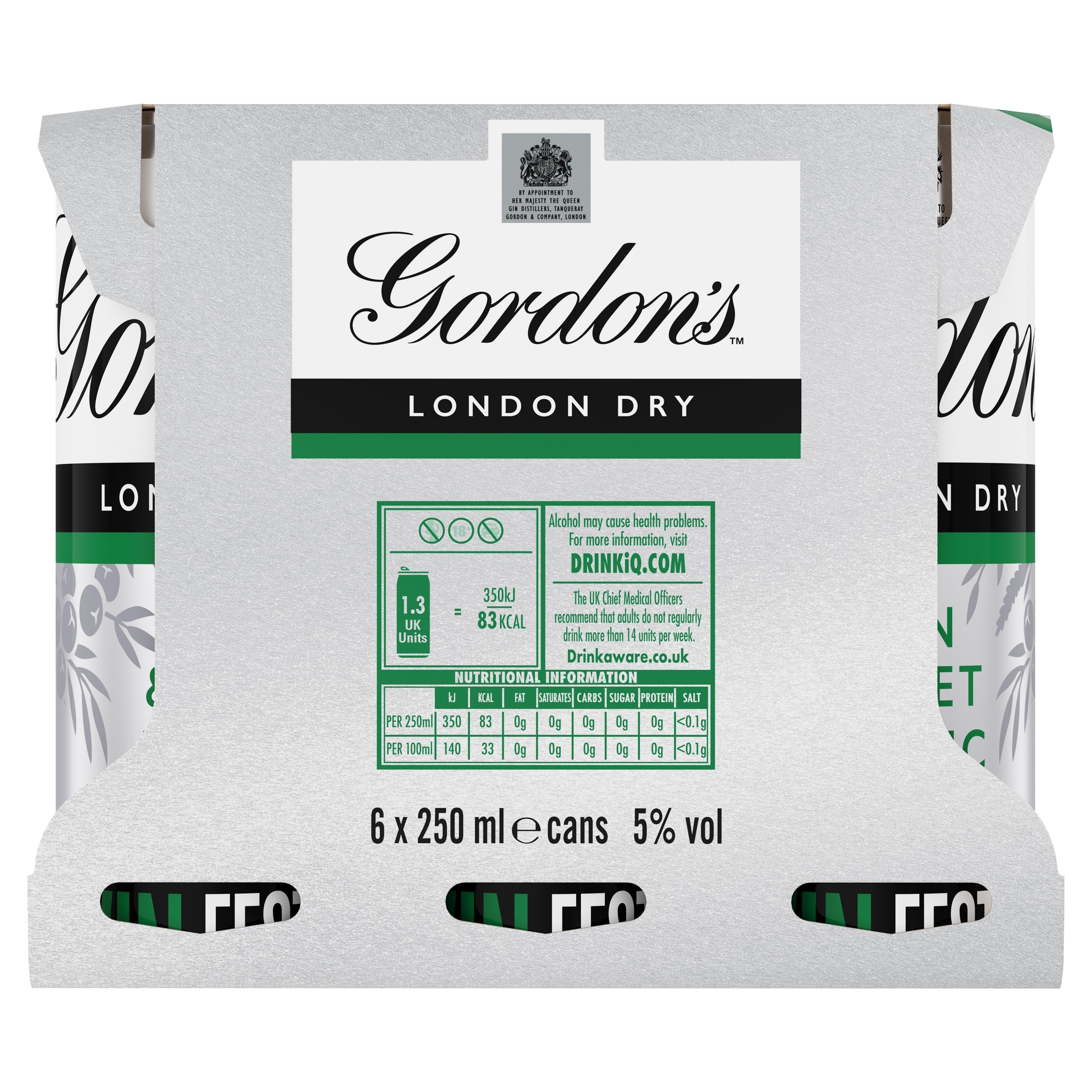 Gordon's & Diet Tonic  6x250ml thumbnail 2