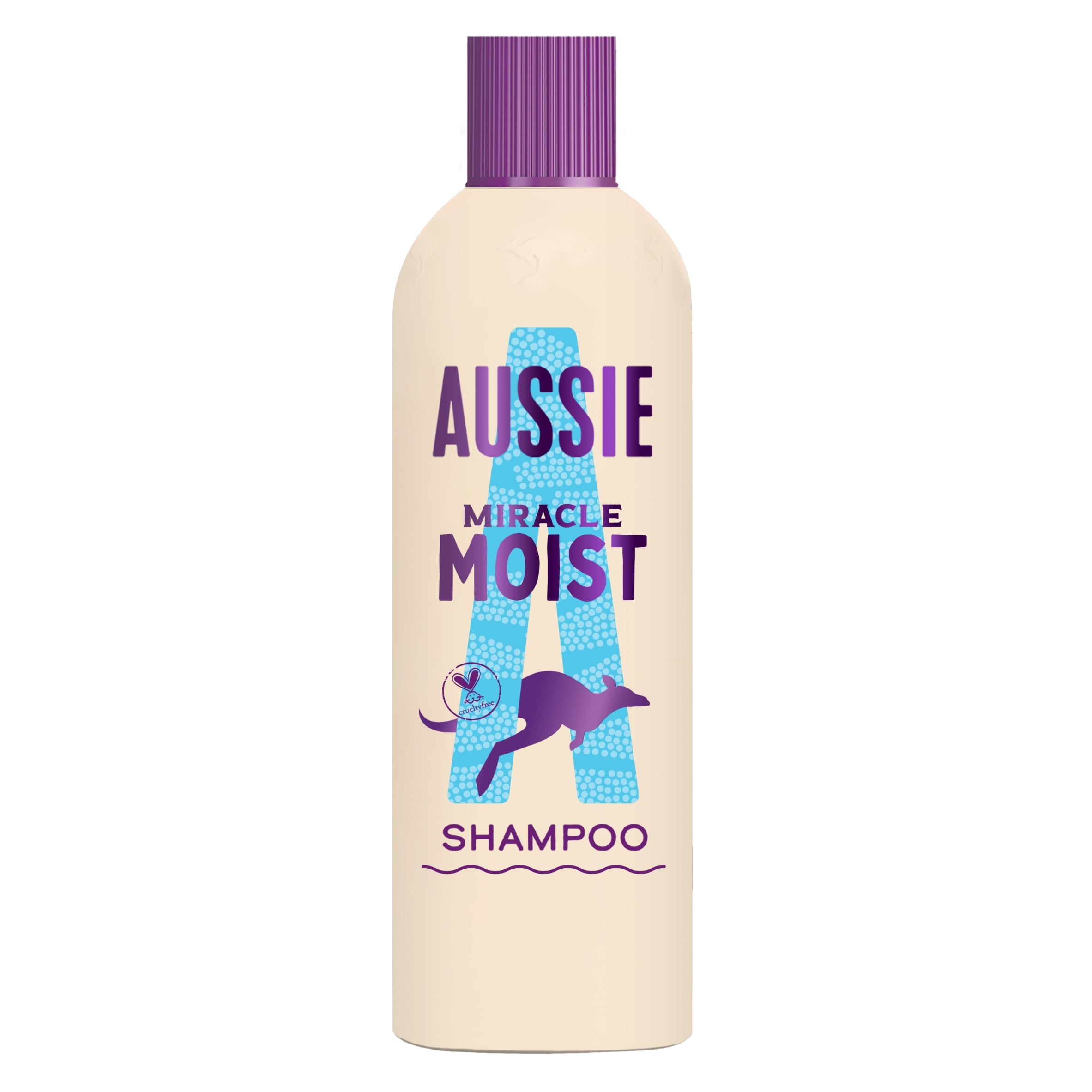 Aussie Miracle Moist Shampoo 250ml. Moisture-Quenching Formula to Revive Dry Hair