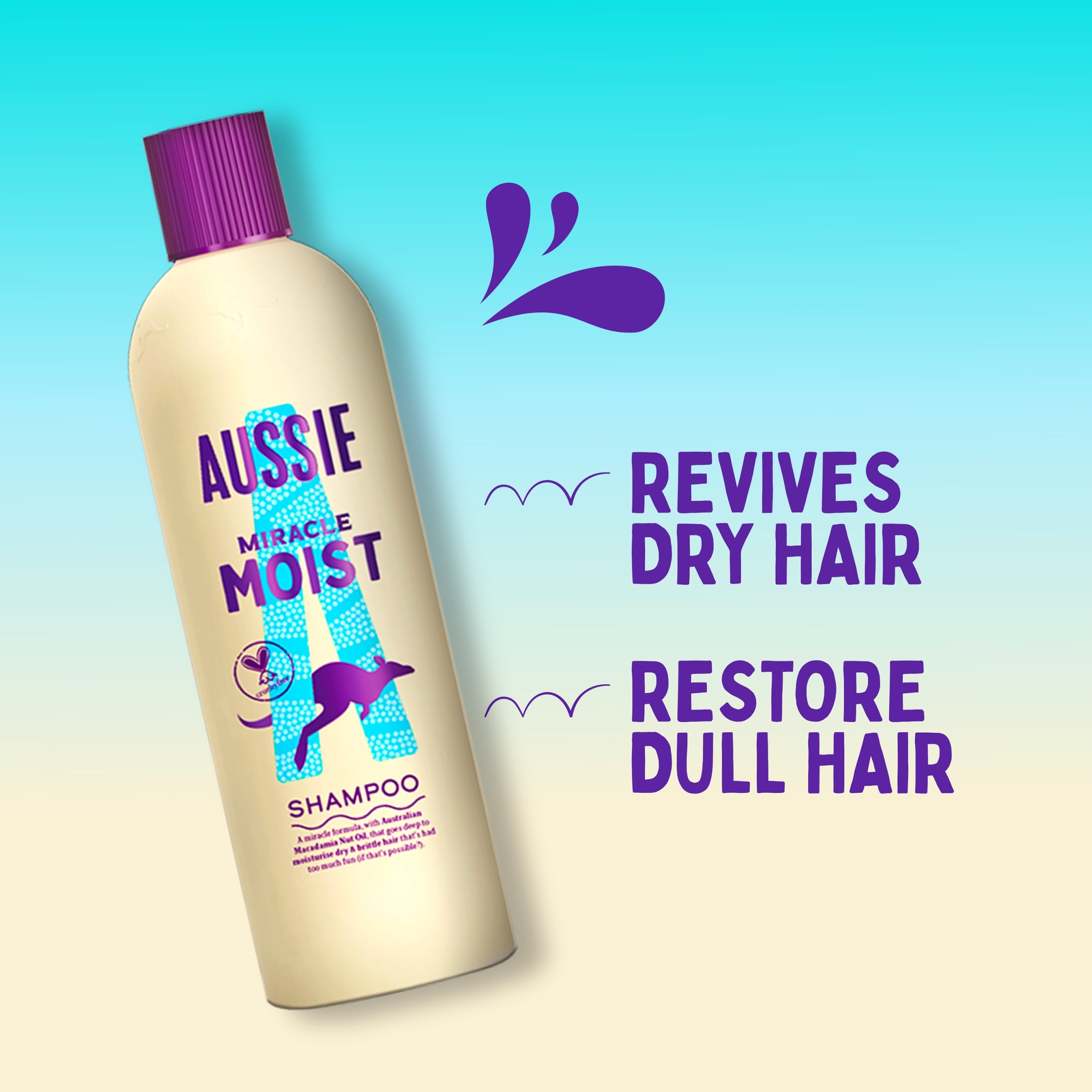 Aussie Miracle Moist Shampoo 250ml thumbnail 5