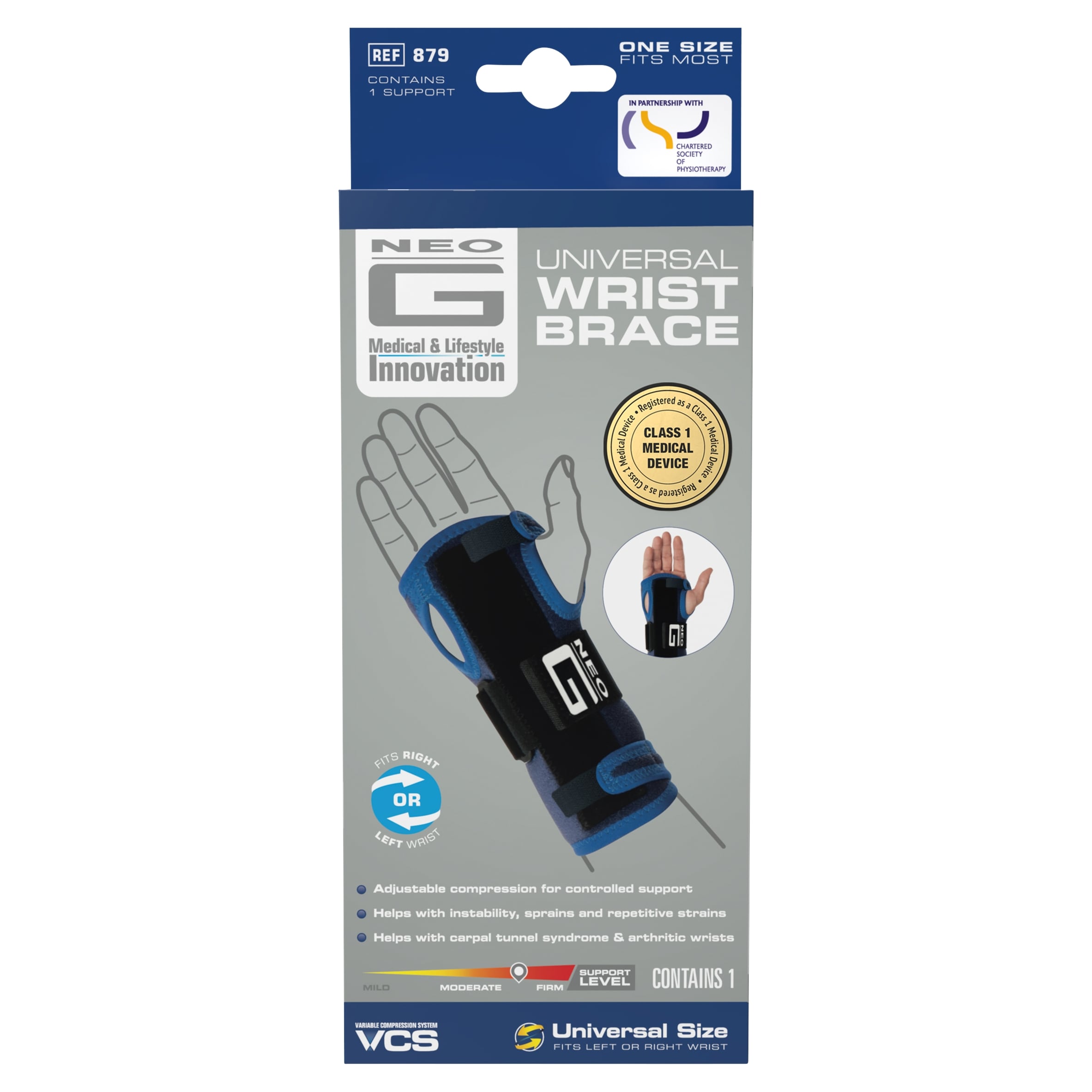 Neo G Universal Wrist Brace One Size