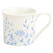 F&F Home Fine China Blue Floral Mug