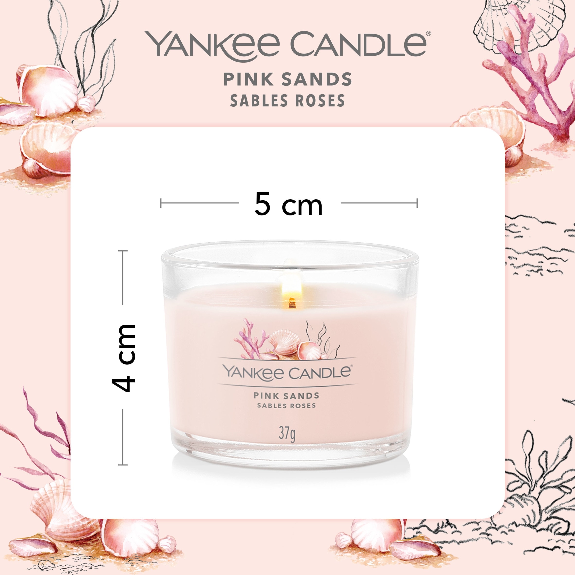 Yankee Pink Sands Filled Votive 37g thumbnail 2