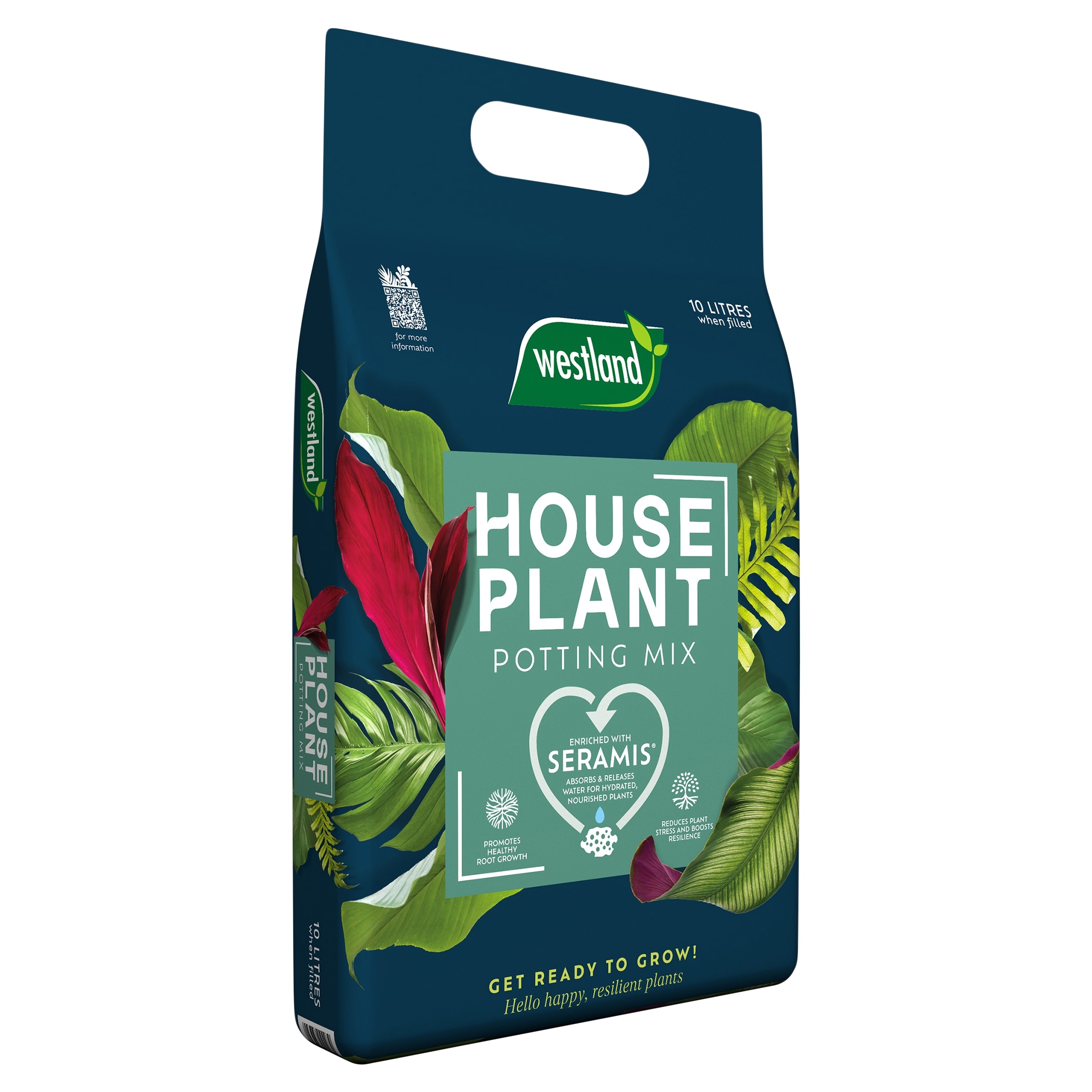 Westland Houseplant Peat Free Potting Mix Compost 10L