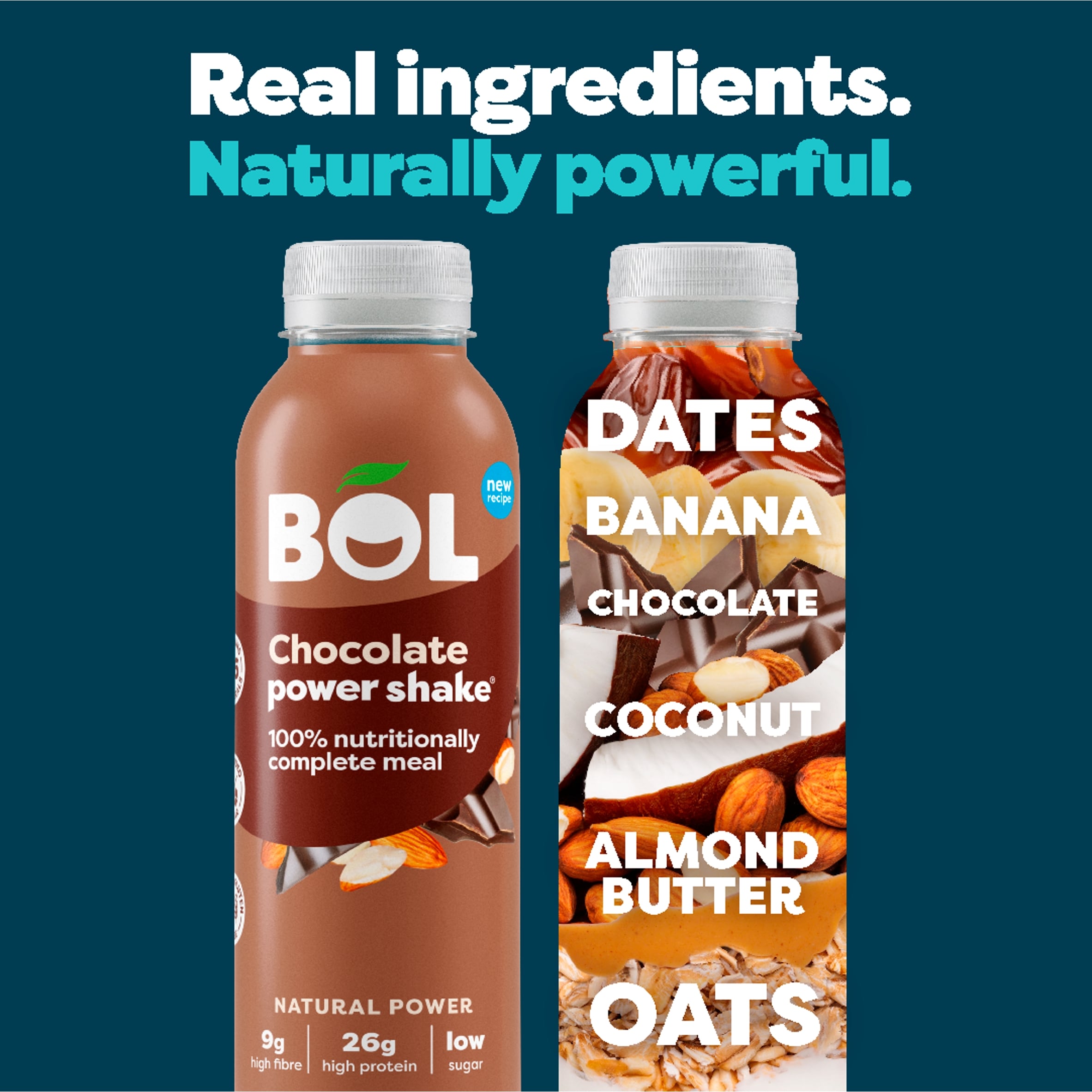 BOL Chocolate Power Shake 410g thumbnail 4