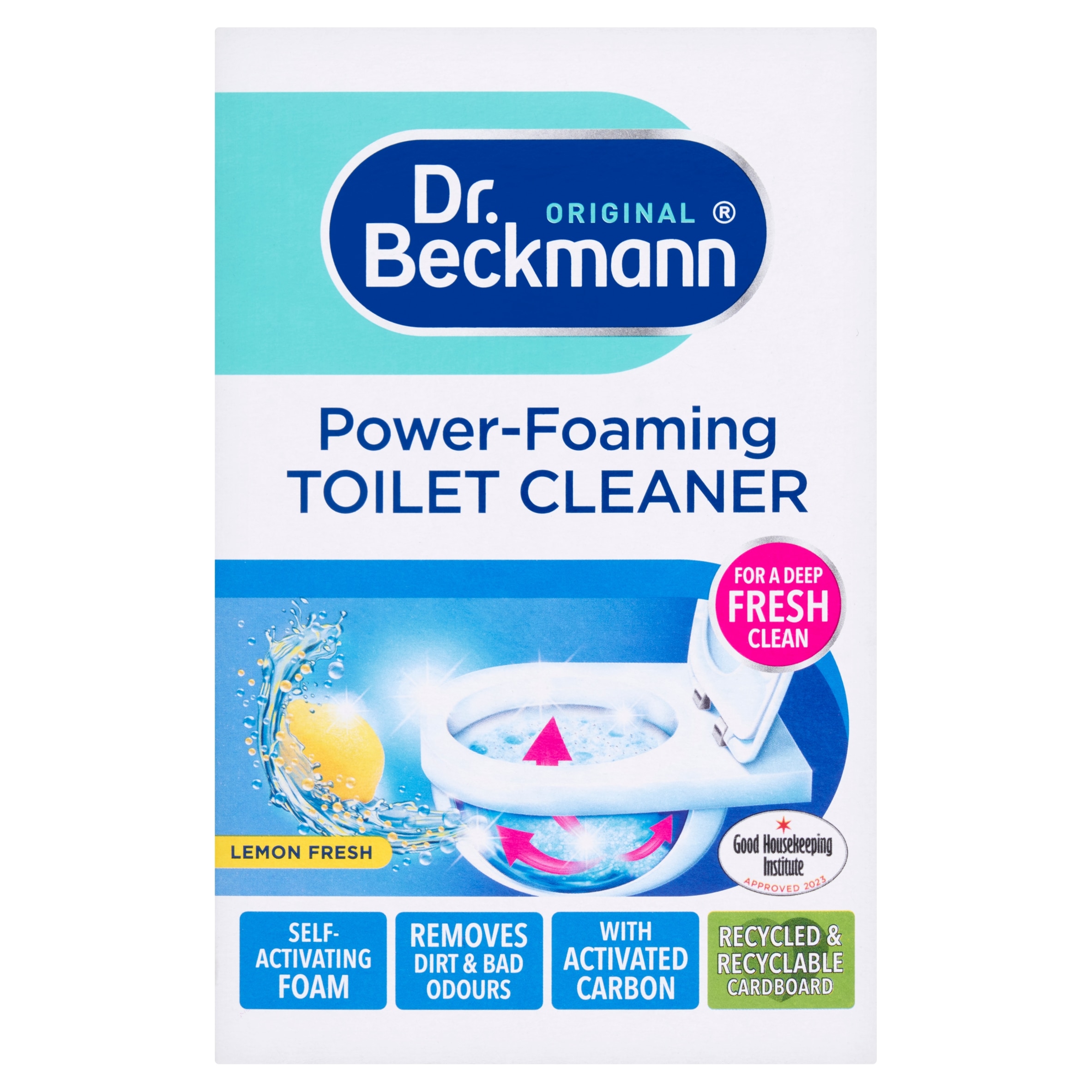 Dr. Beckmann Original Power Foaming Toilet Cleaner Lemon 3 x 100g