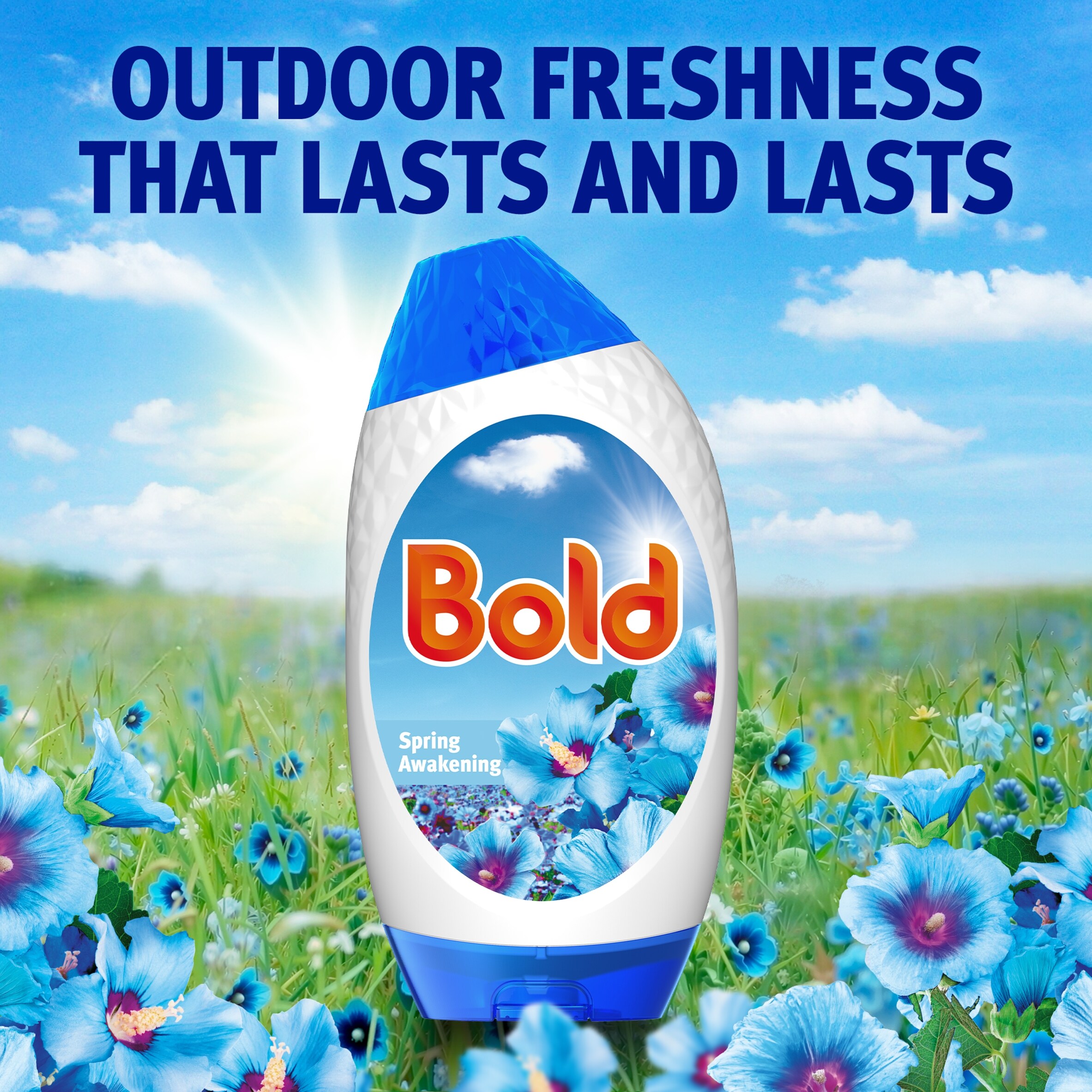 Bold Washing Gel Spring Awakening 26 Washes 858ml thumbnail 5