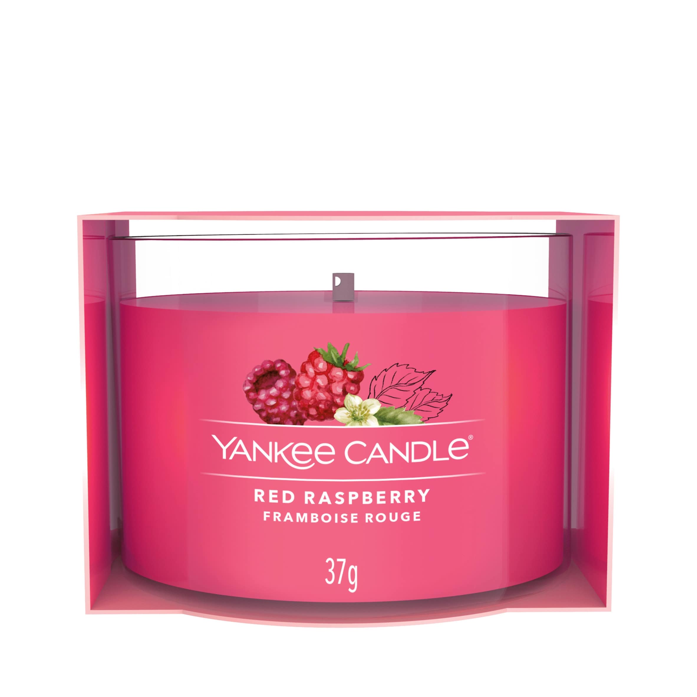 Yankee Red Raspberry Filled Votive 37g
