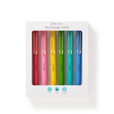 Paperchase Rainbow Set of 6 Metal Pens