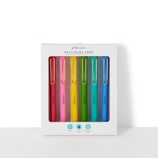 Paperchase Rainbow Set of 6 Metal Pens thumbnail 2