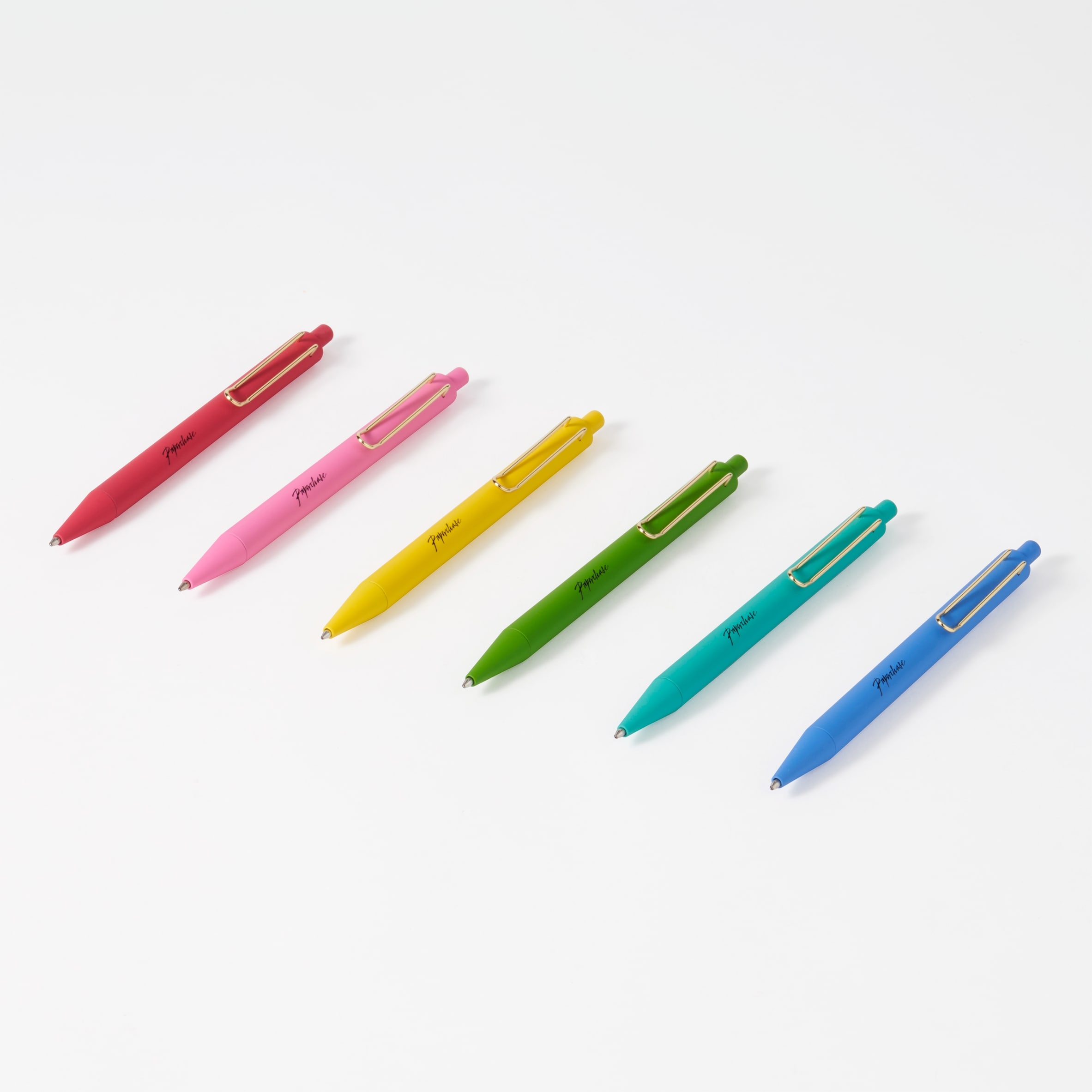 Paperchase Rainbow Set of 6 Metal Pens thumbnail 3
