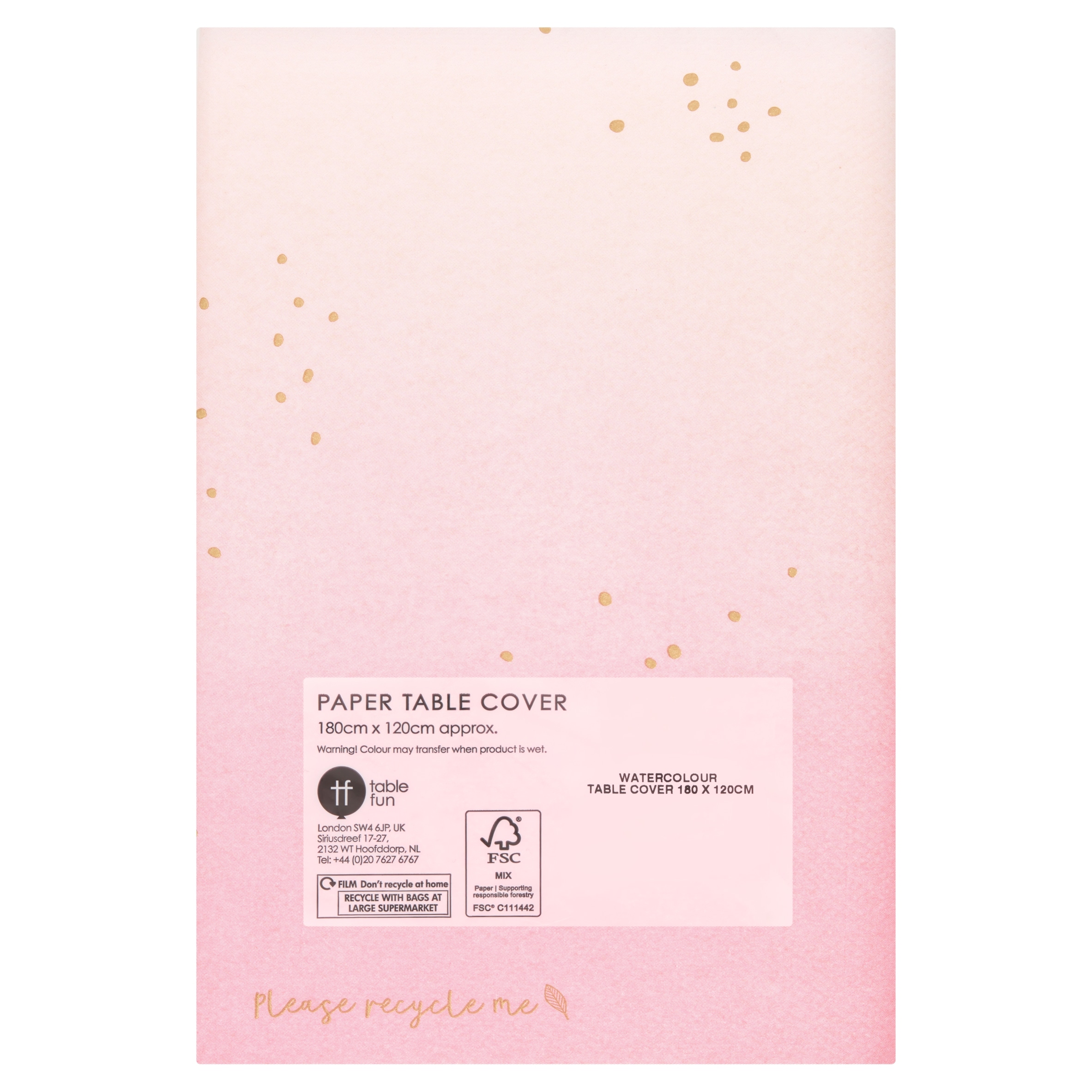 Watercolour Tablecover