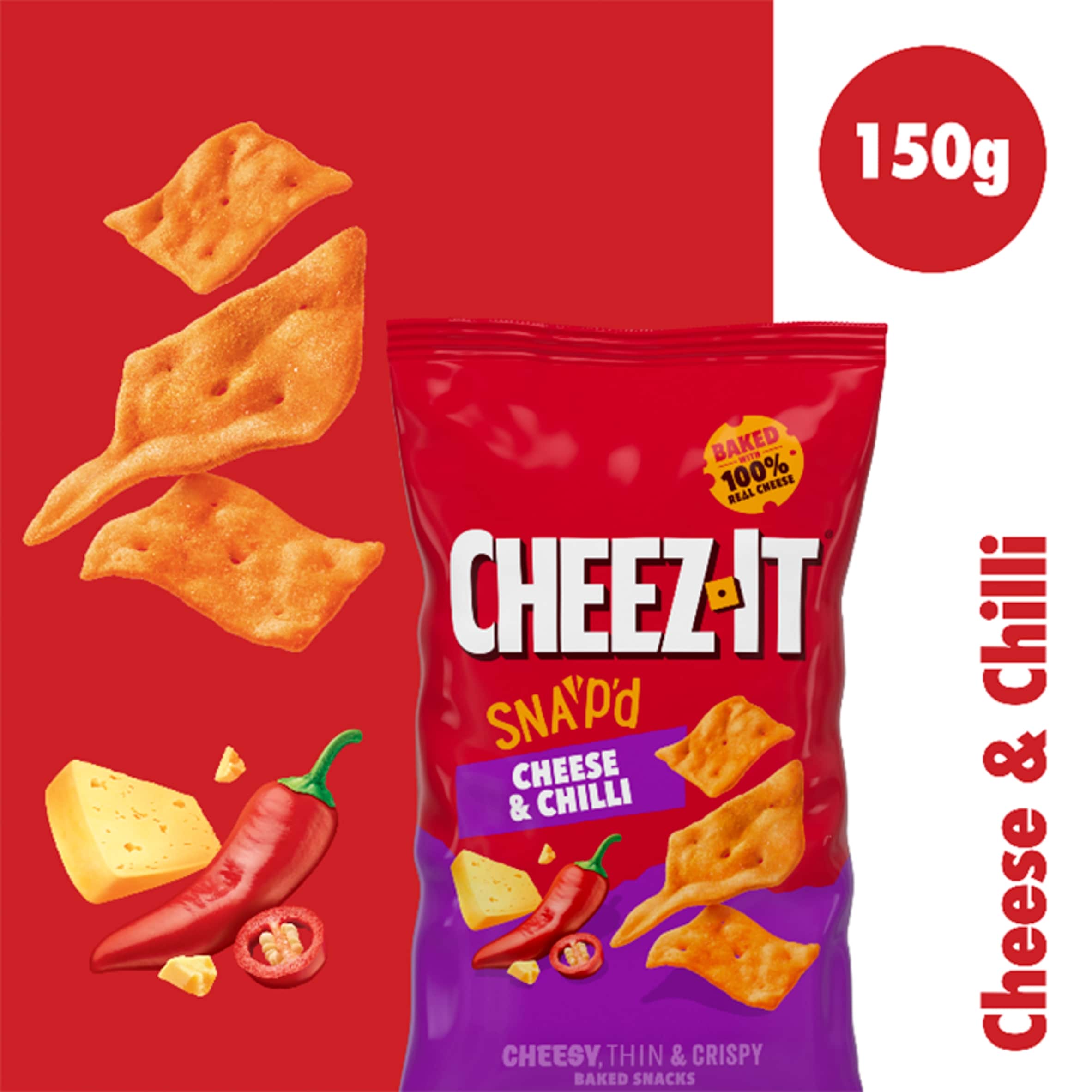 Cheez-It Cheese & Chilli 150g thumbnail 2