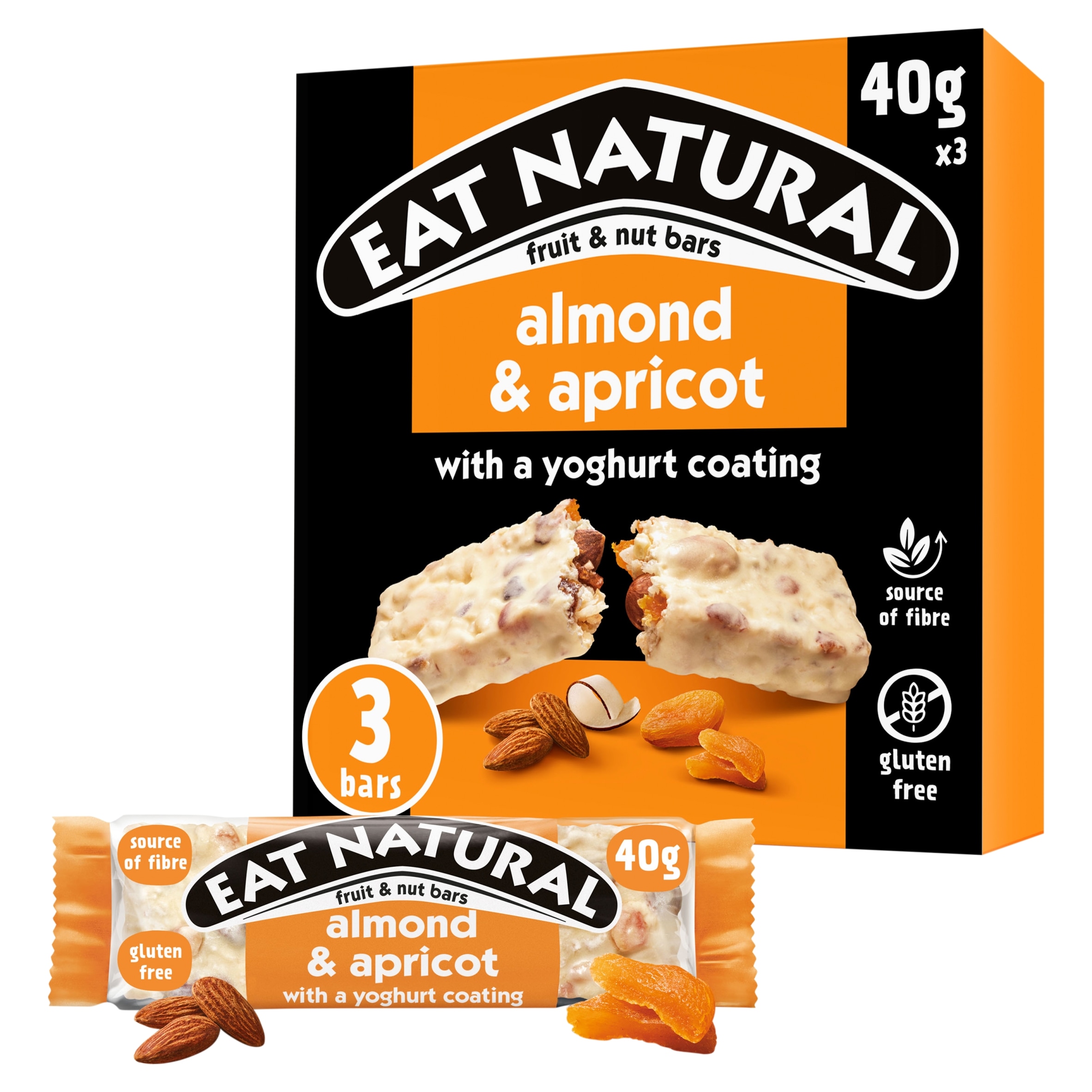 Eat Natural Almond & Apricot Yoghurt Coated Bars