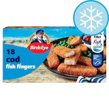 Birds Eye Cod Fish Fingers 18 Pack 504g