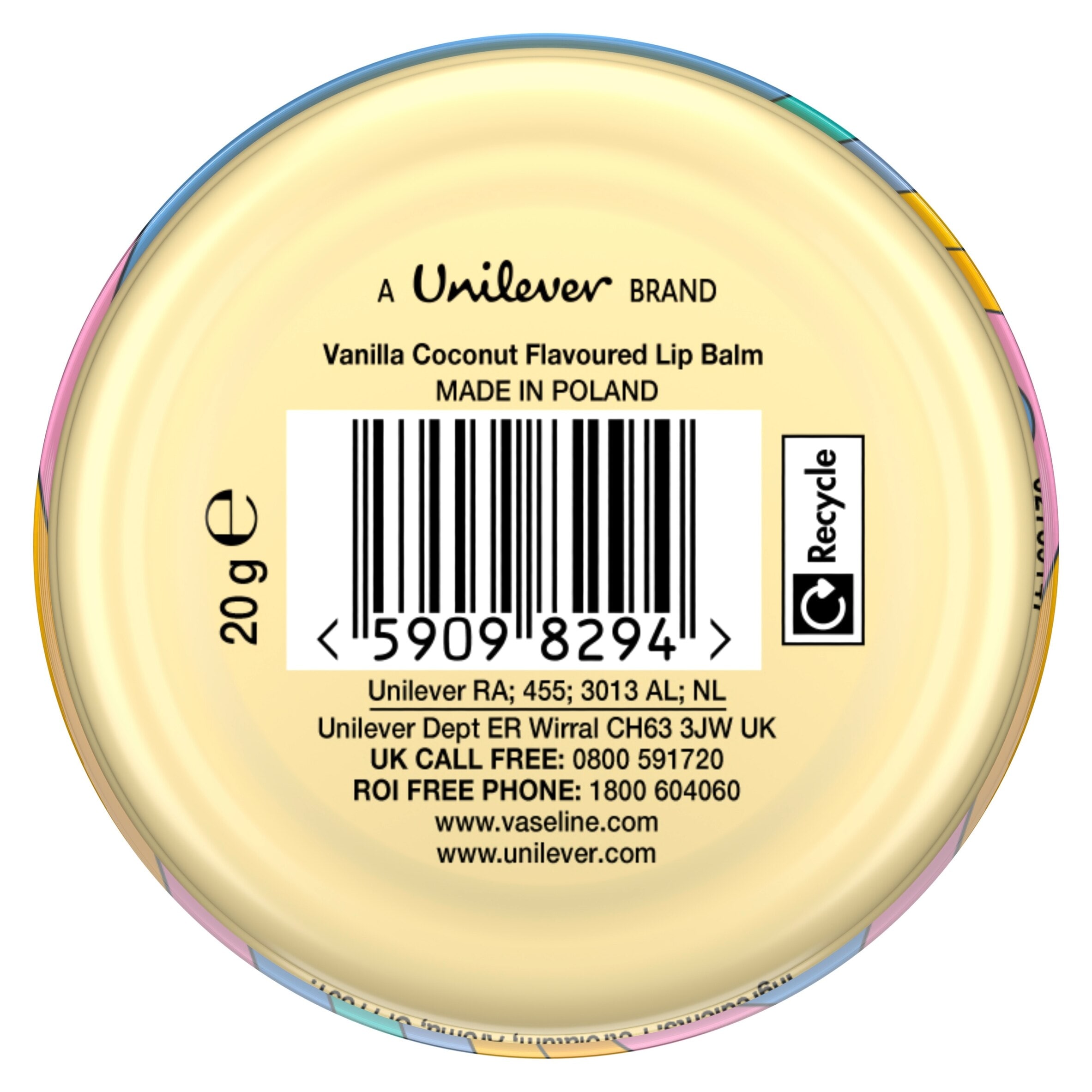 Vaseline Limited Edition Vanilla Daydream Lip Therapy Balm 20g thumbnail 2