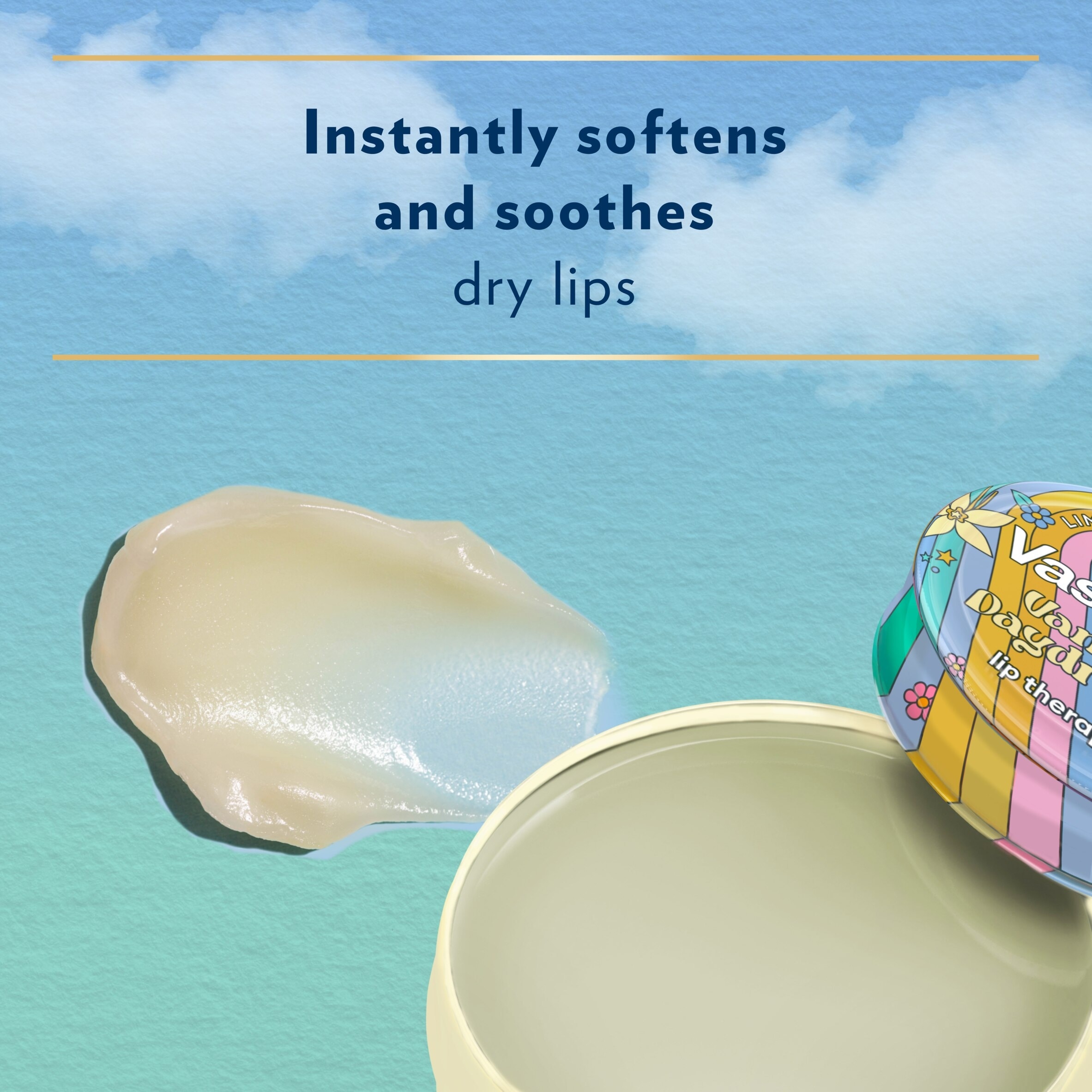 Vaseline Limited Edition Vanilla Daydream Lip Therapy Balm 20g thumbnail 3