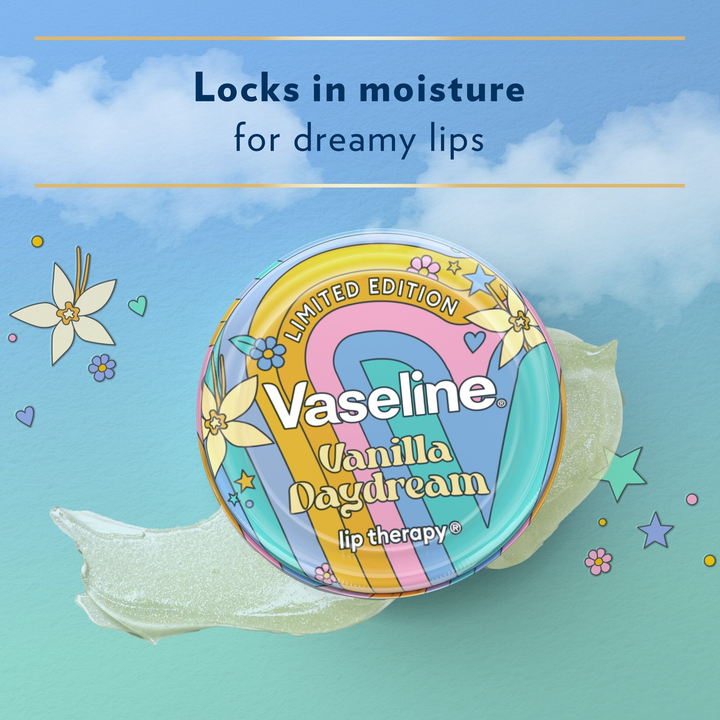 Vaseline Limited Edition Vanilla Daydream Lip Therapy Balm 20g thumbnail 5